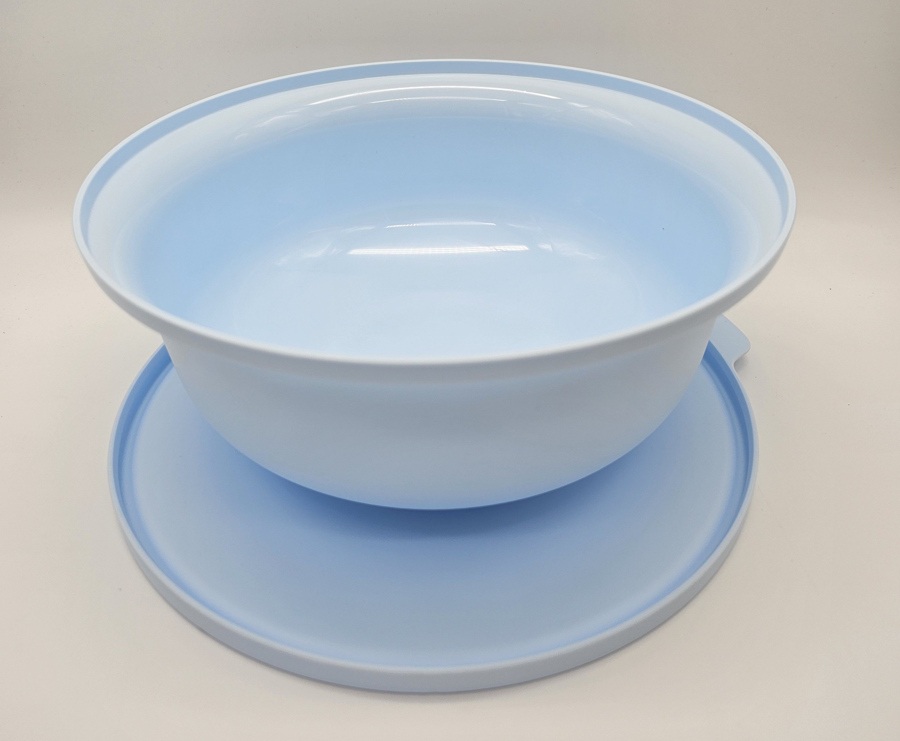 TUPPERWARE Schüssel Tupperware Aloha 2 Liter hellblau Servierschüssel Salatschüssel