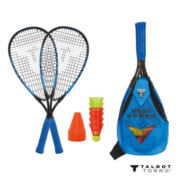 Talbot-Torro Speed-Badmintonschläger Speedbadminton Set SPEED 6600 LED im Slingbag