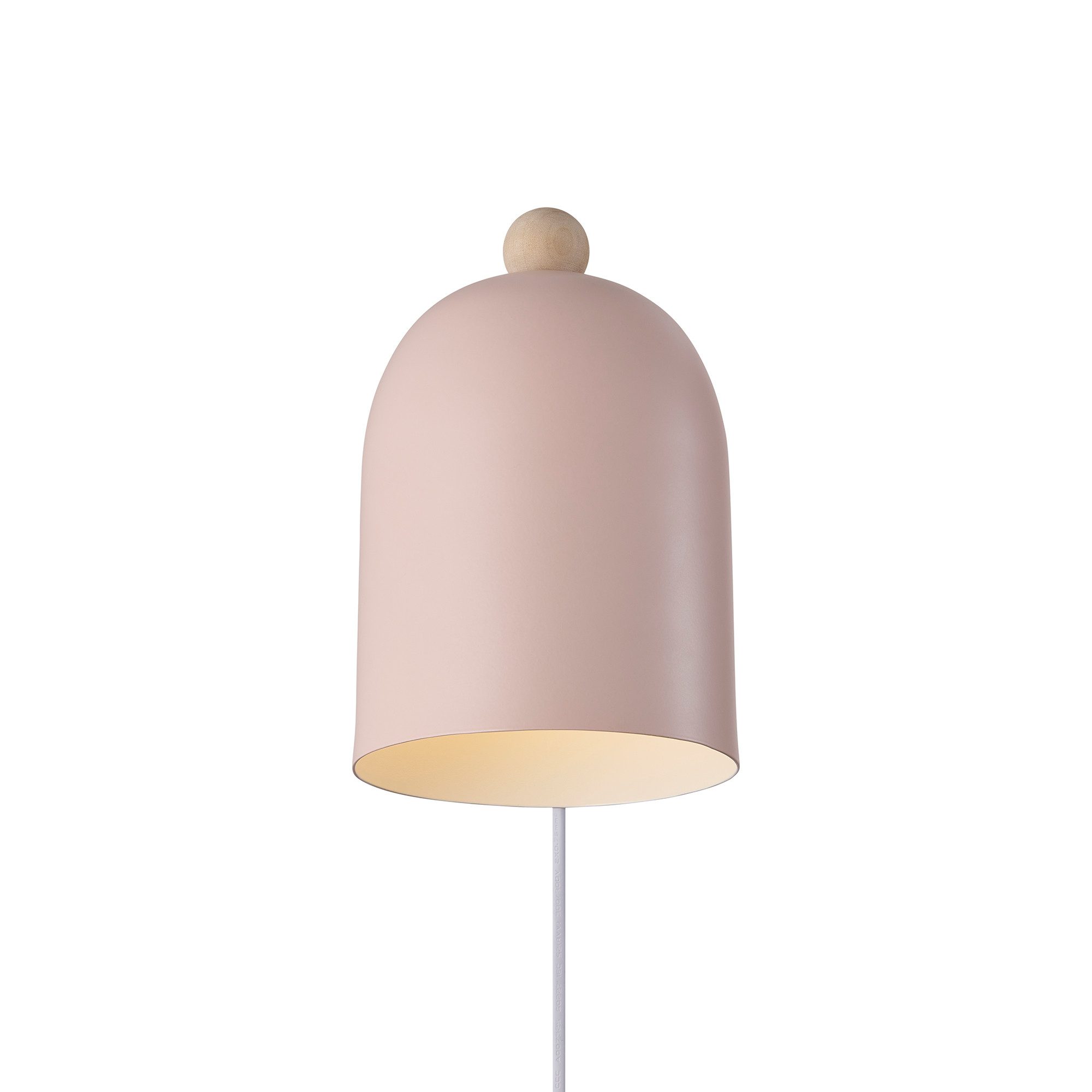 Wandleuchte Gaston mit Kabel und Stecker, Metall, rosé günstig online kaufen