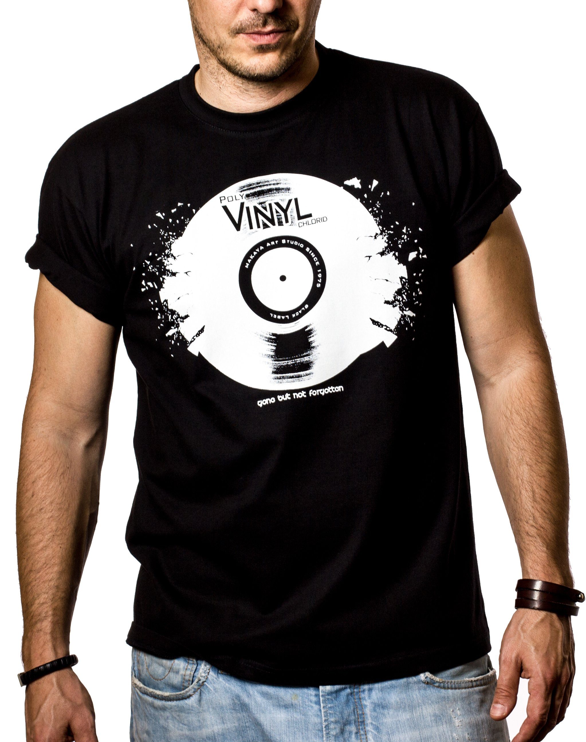 MAKAYA Print-Shirt Coole und Lustige Musik günstig online kaufen