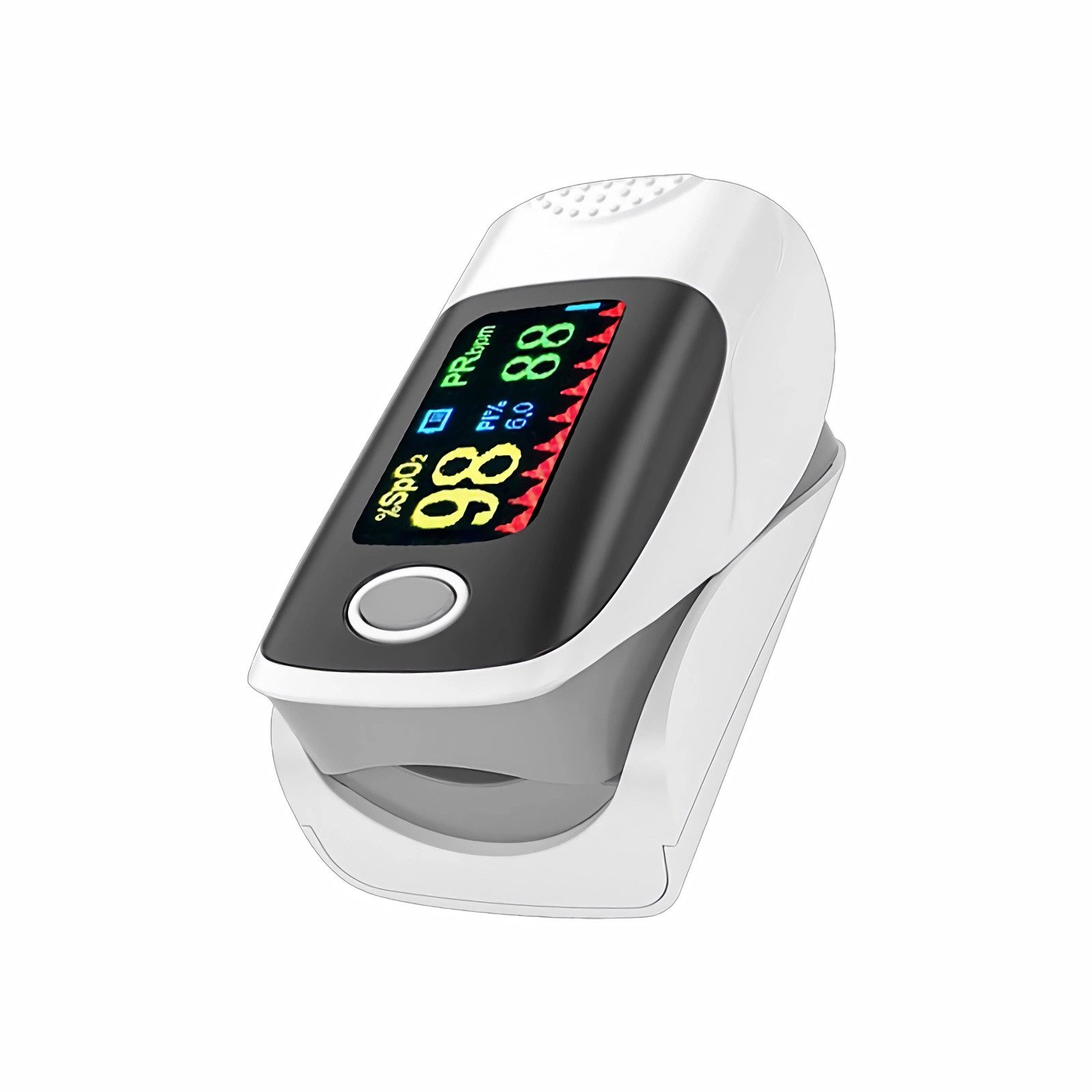 Bolwins Pulsoximeter H20C Finger Pulsoximeter Sauerstoff Puls Blut Messgerät SpO2 Oximeter, Finger Pulsoximeter Set, SpO2- und Puls-Messung, 24h Herzfrequenzmonitor