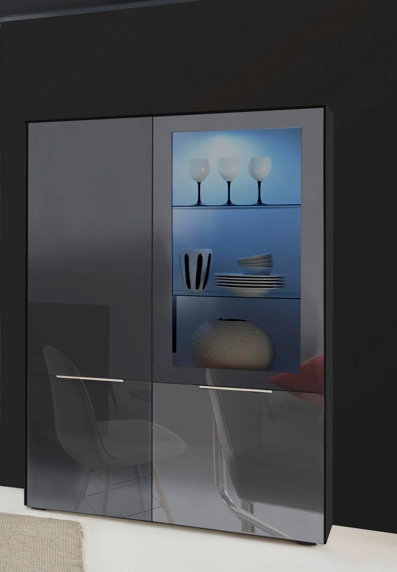 Mäusbacher Vitrine Mix Box 0771_VR_1-1GL Höhe 179 cm