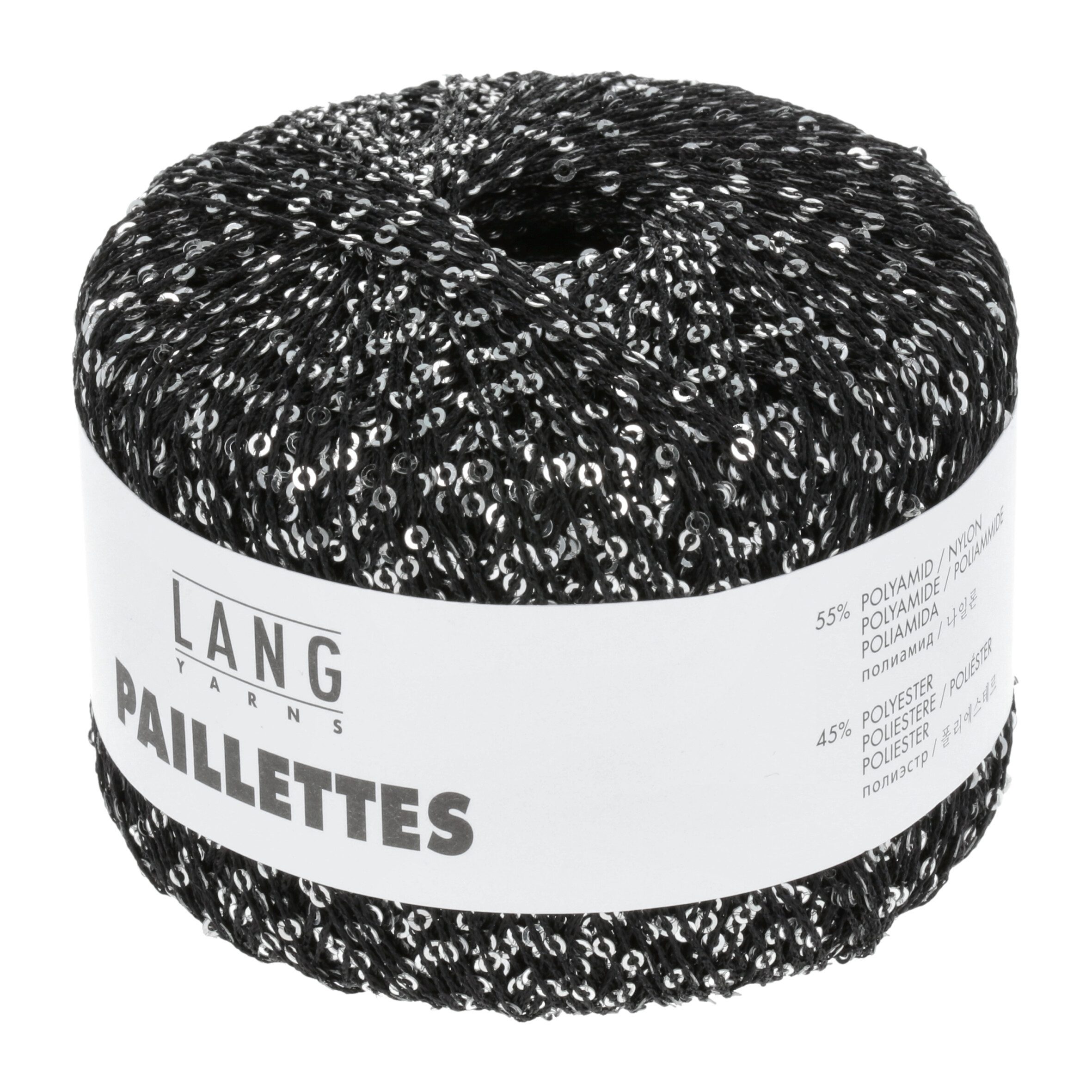 LANG YARNS Paillettes Häkelwolle, 112 m