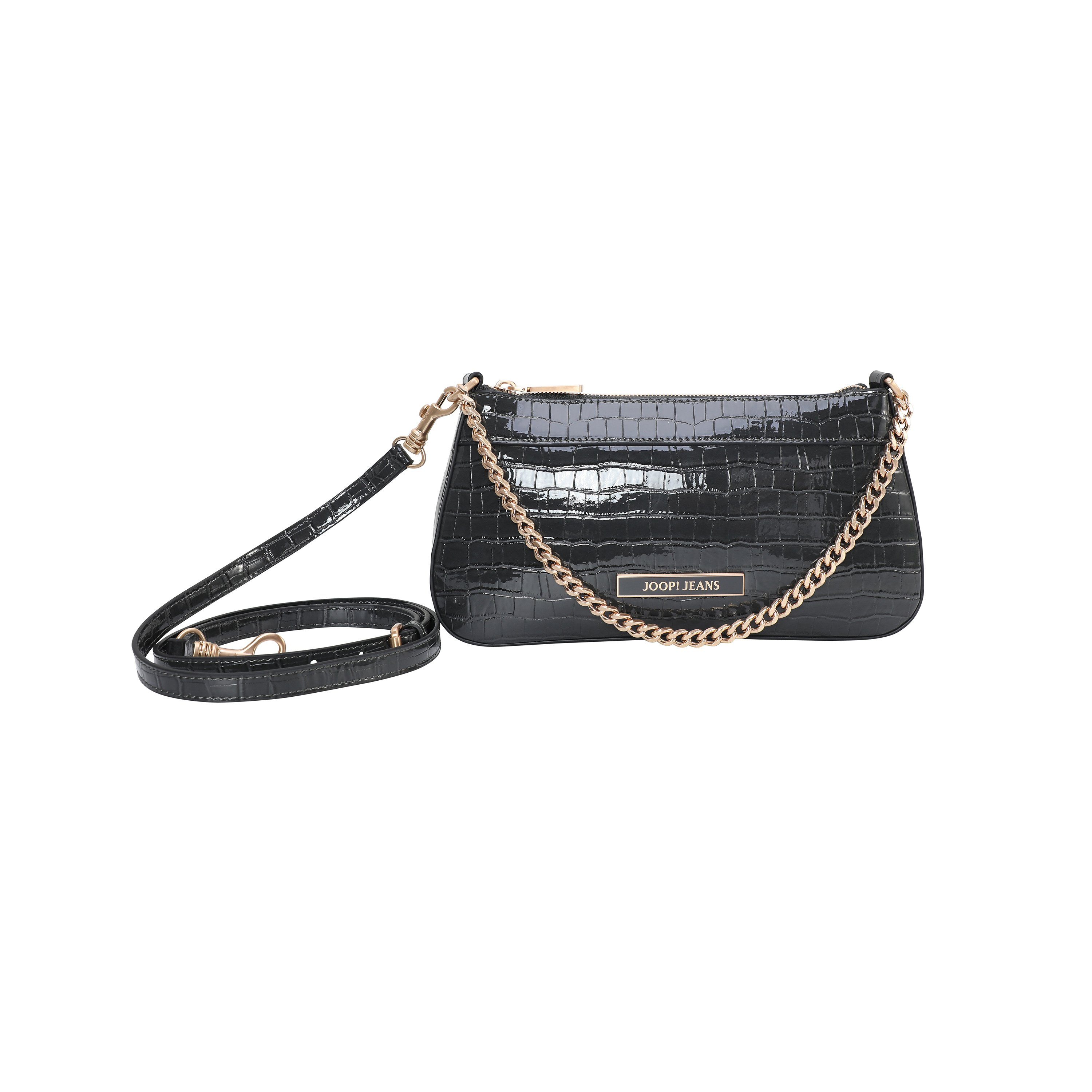 Schultertasche Domenica Croco Paolina Shoulderbag Shz