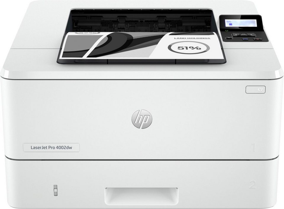 HP LaserJet Pro 4002dw Laserdrucker, (Bluetooth, LAN (Ethernet), WLAN (Wi-Fi),  HP Instant Ink kompatibel)