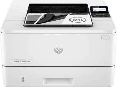 HP LaserJet Pro 4002dw Laserdrucker, (Bluetooth, LAN (Ethernet), WLAN (Wi-Fi), HP Instant Ink kompatibel)