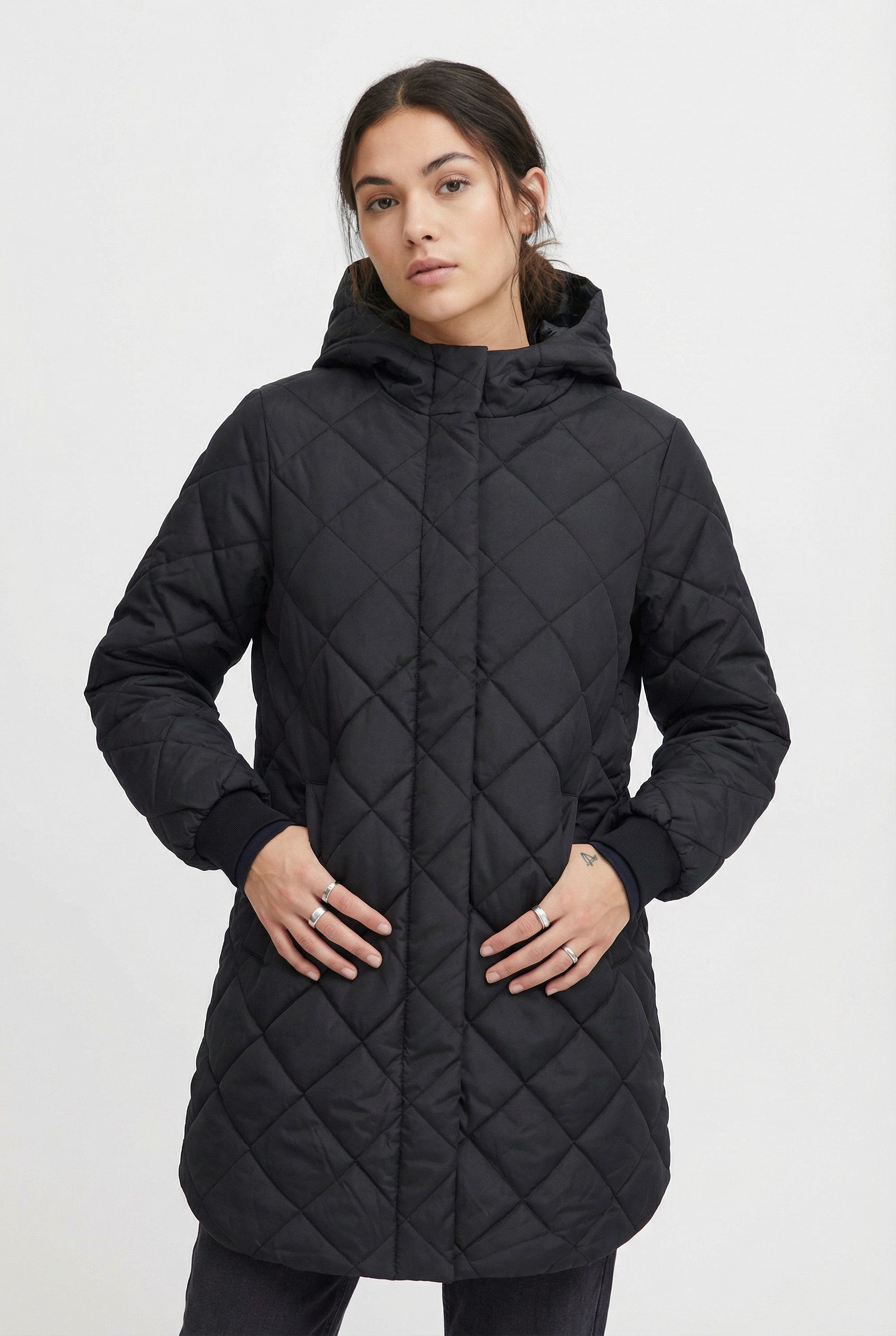 ONLY Steppmantel ONLJULIET QUILTED HOOD ZIP COAT OTW NOOS Kunstfaser