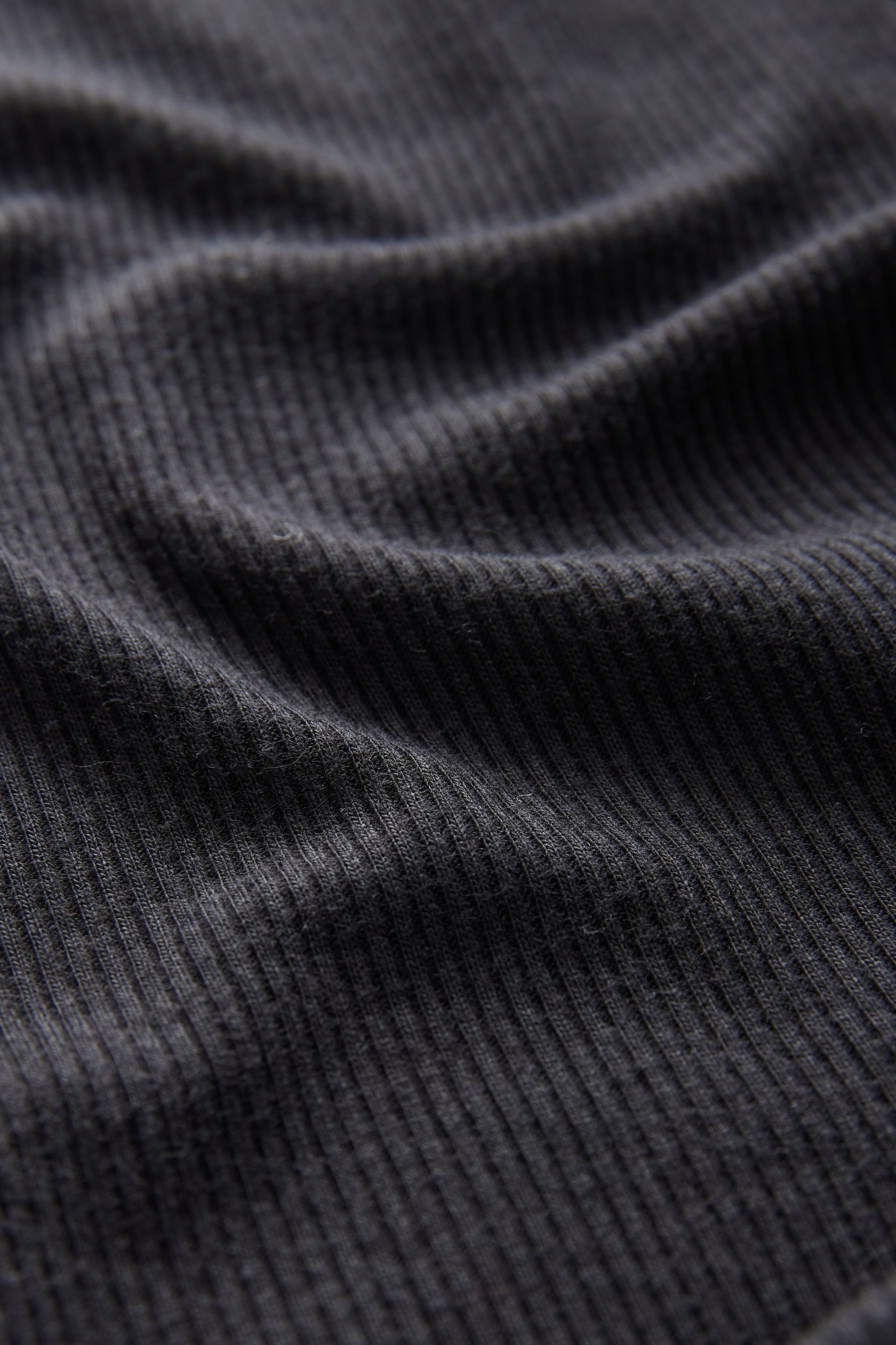 Next Langarmbody Gerippter, langärmliger Henley-Body (1-tlg)