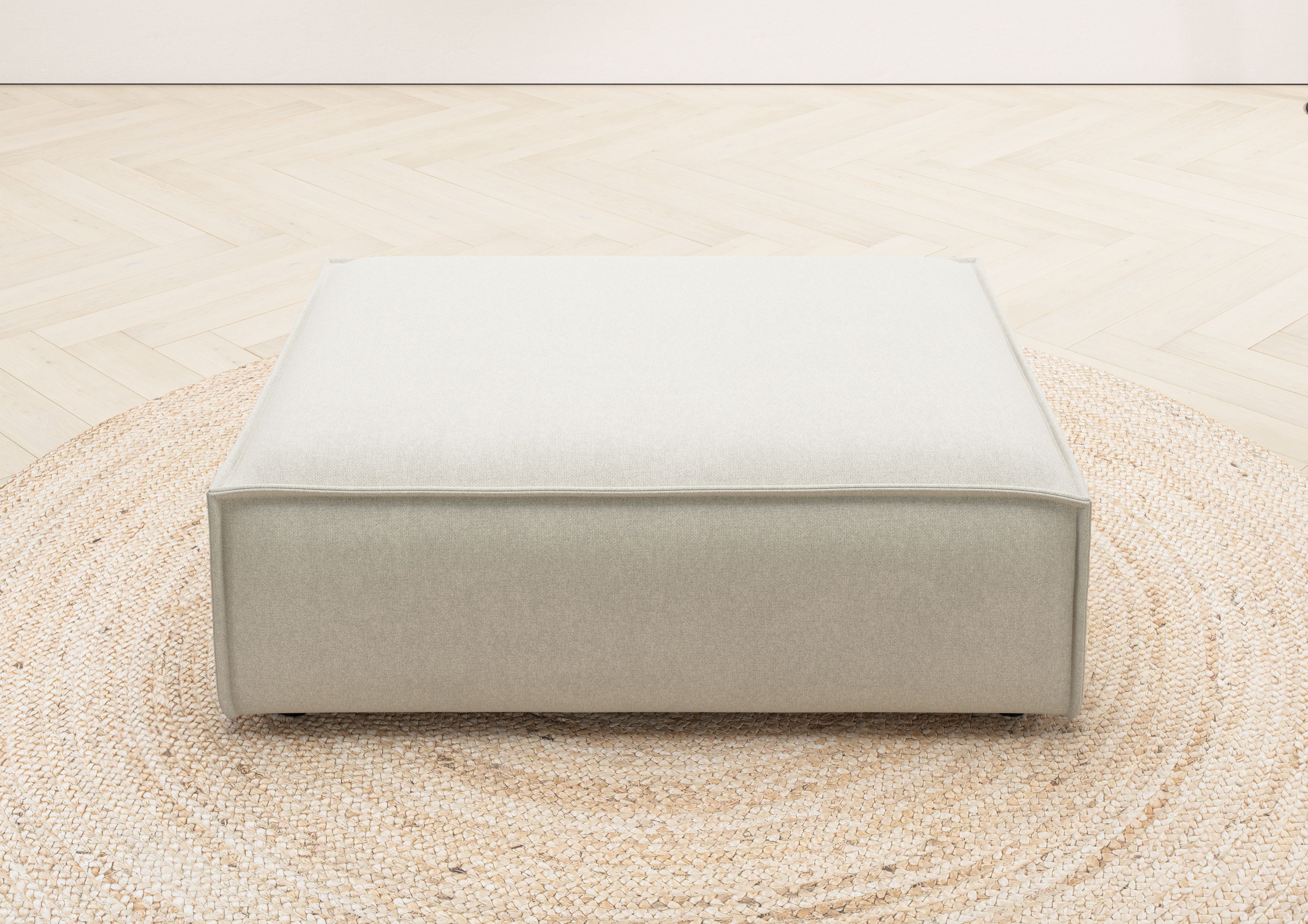 Polsterhocker Watertown, XXL Hockerbank passend zum Sofa - ideal als Beistellmodul