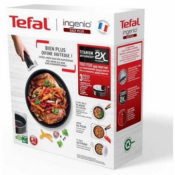 Tefal Kochtopf Tefal Pfanne Ingenio Aluminium 3 Stücke