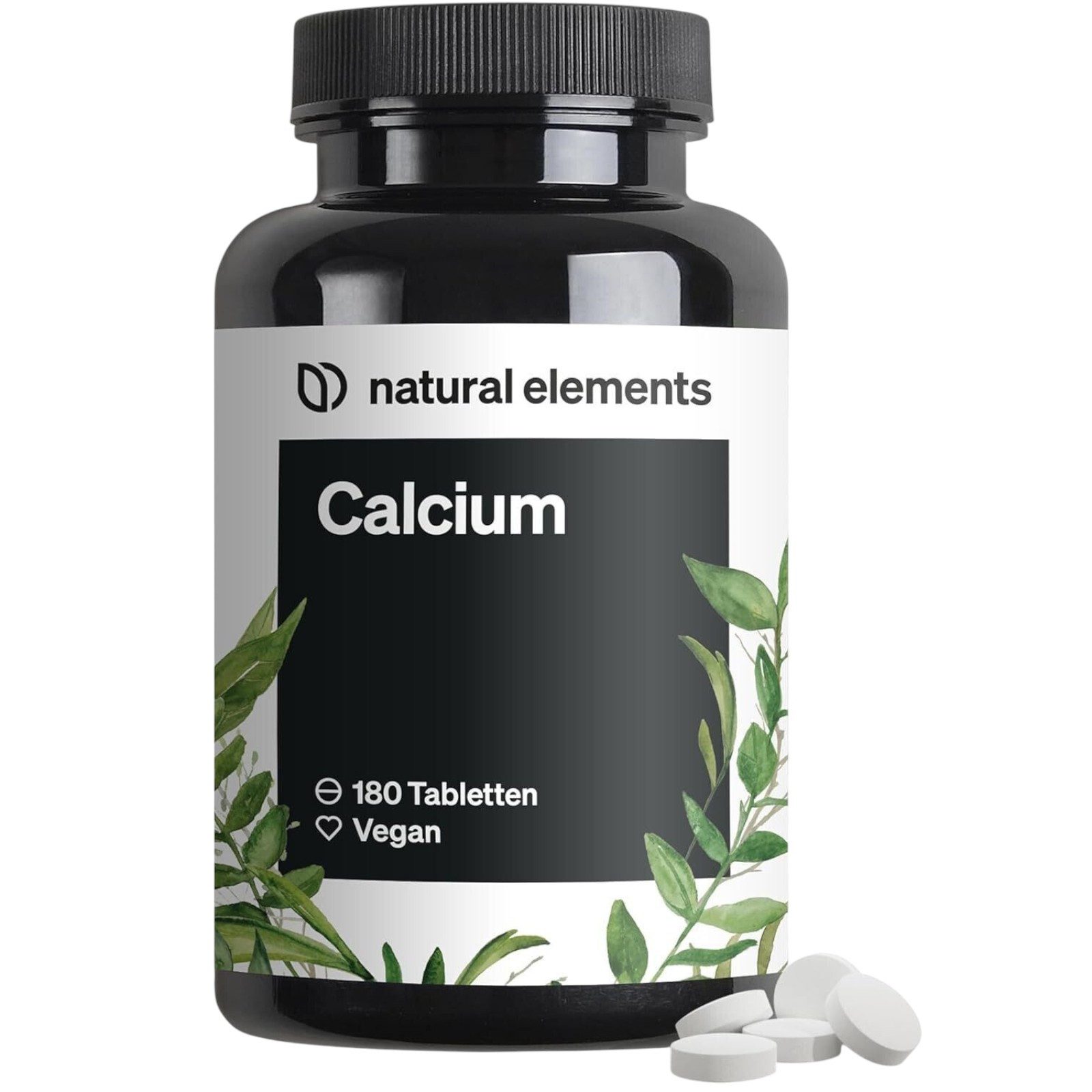 natural elements Calcium 800mg Tabletten (180 Stk) Kapseln