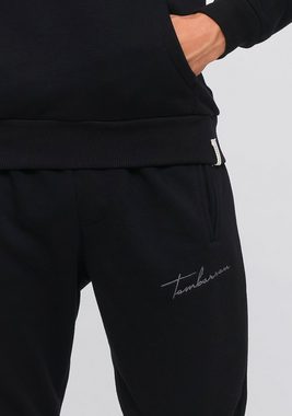 Tom Barron Jogginganzug mit Label-Print, mit Kapuze