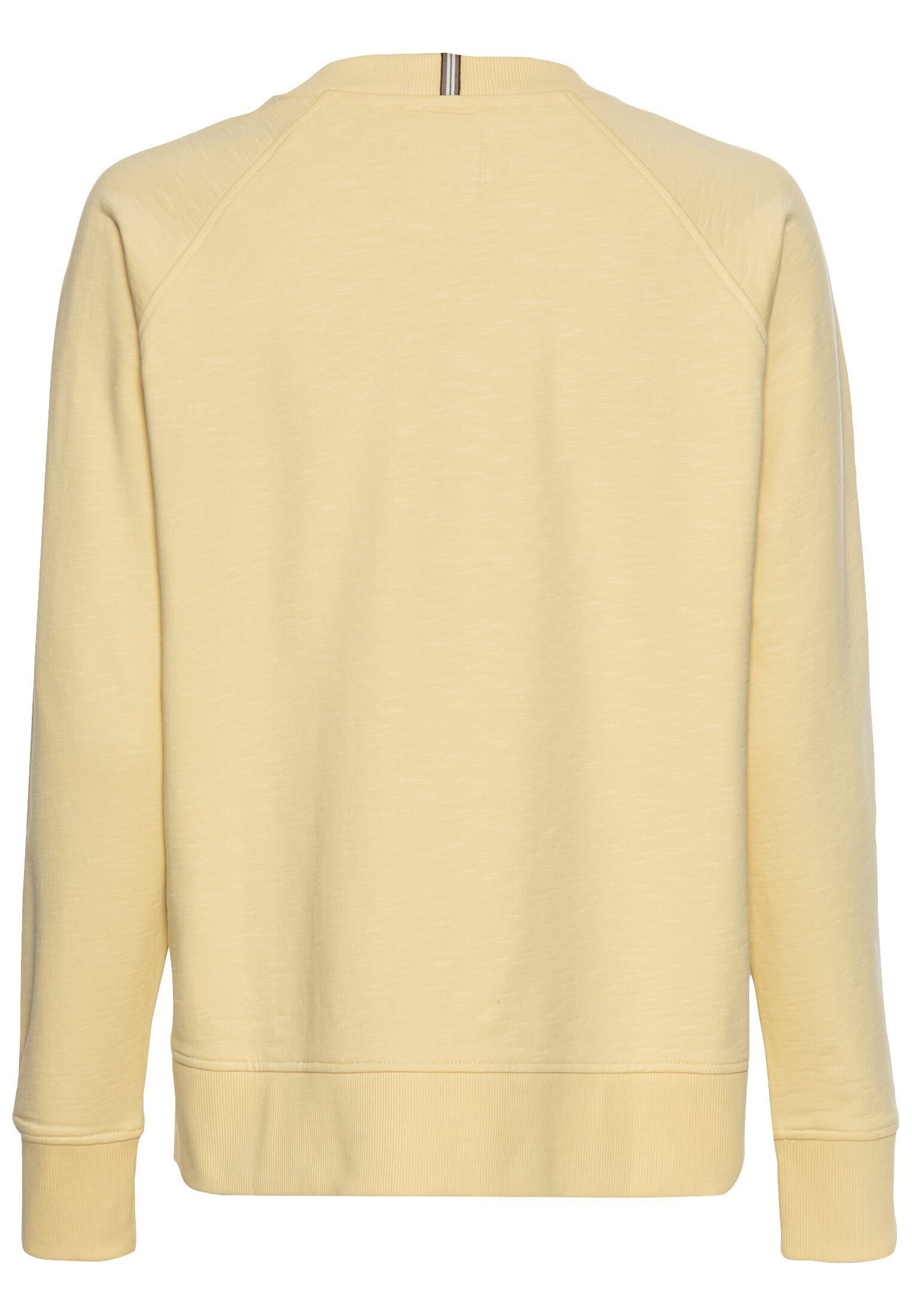 camel active Sweatshirt Rundhals Sweatshirt aus reiner Baumwolle günstig online kaufen