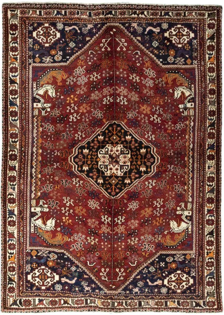 Orientteppich Shiraz 180x251 Handgeknüpfter Höhe: / Trading, 10 rechteckig, mm Perserteppich, Orientteppich Nain