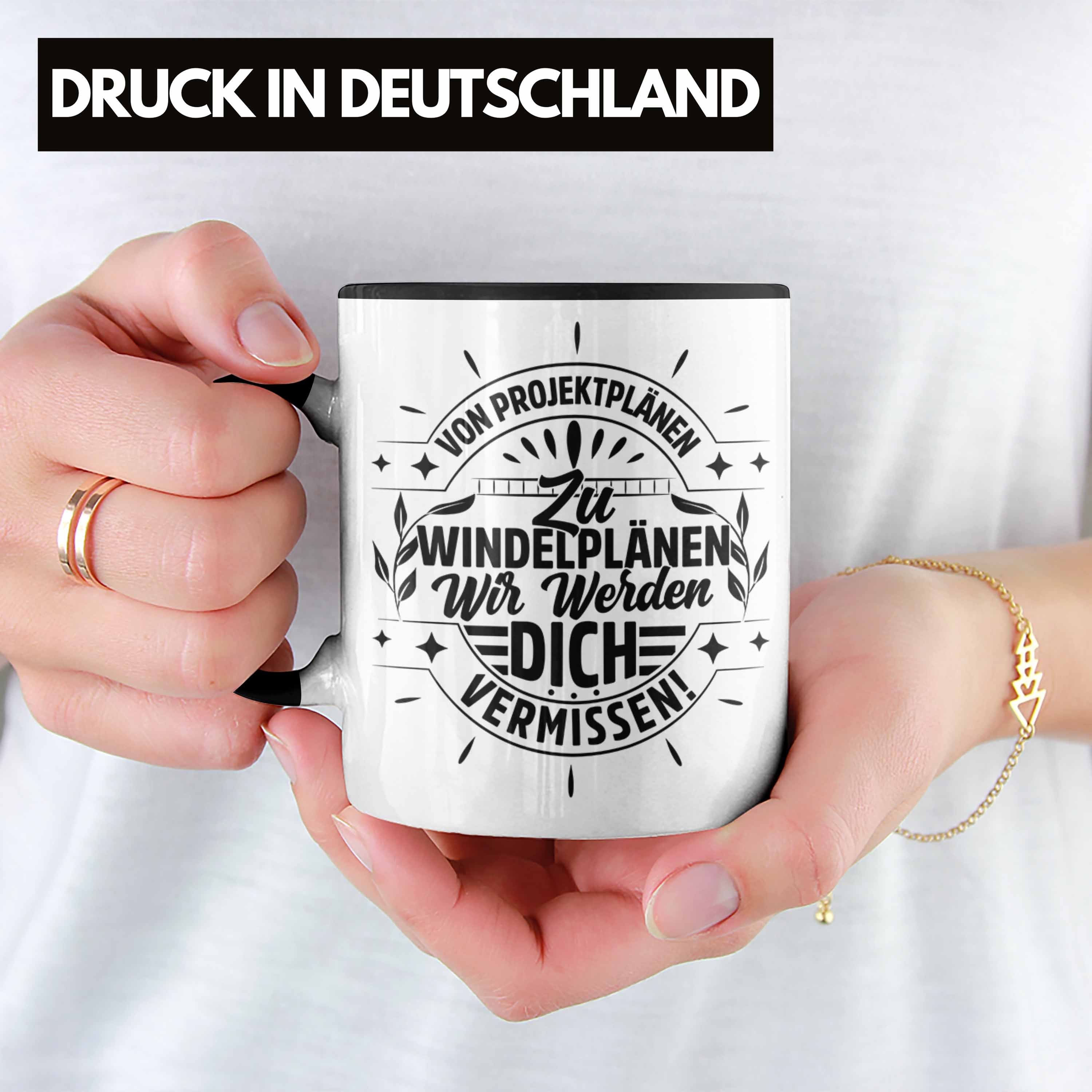 Mutterschutz Tasse Mutterschutz Tasse Schwarz Abschied Trendation Kollegi Kaffeetasse Geschenk