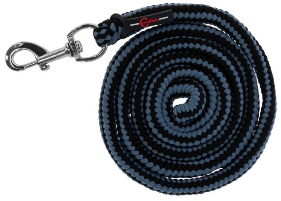Kerbl Führstrick Führstrick Hippo 200 cm schwarz / grau Karabinerhaken 321441, (1-tlg)