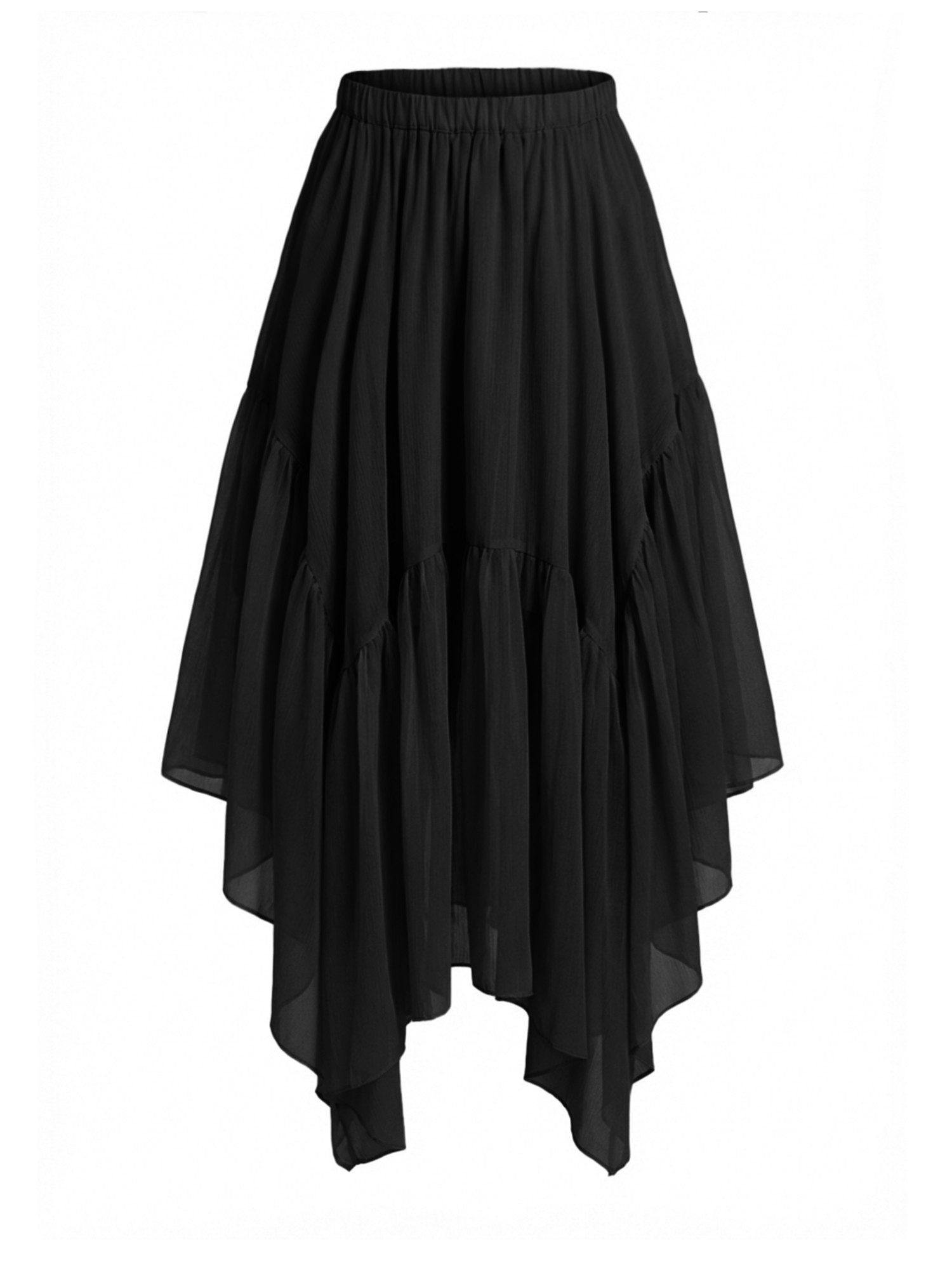 Imily Bela Maxirock Damen Bohème Rock (Packung, 1-tlg., 1per-Pack) mit Elastischer Bund