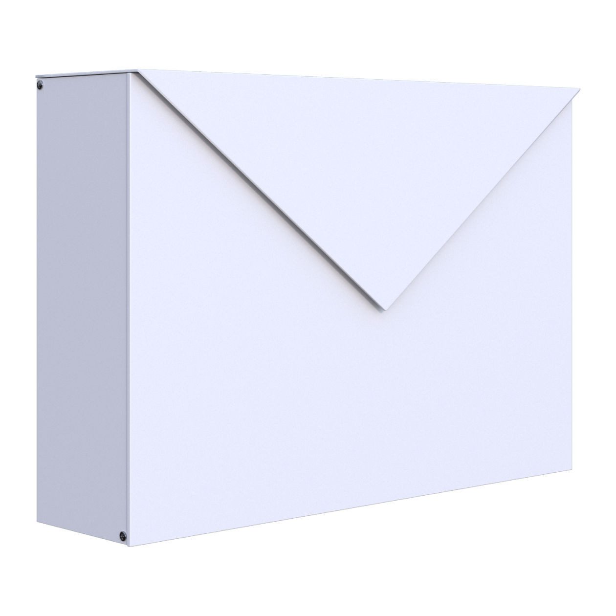 Bravios Wandbriefkasten Wandbriefkasten Letter in Weiß