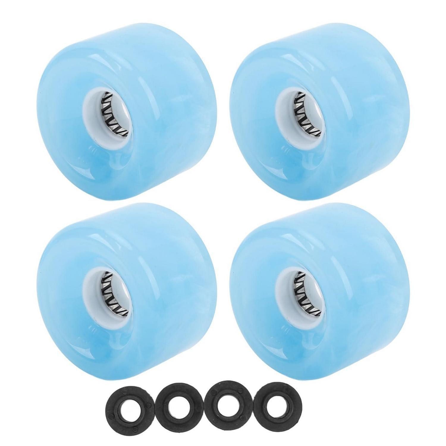 LuxusKollektion Longboard Skateboard Rollen Set 4tlg 52mm 78A Blau
