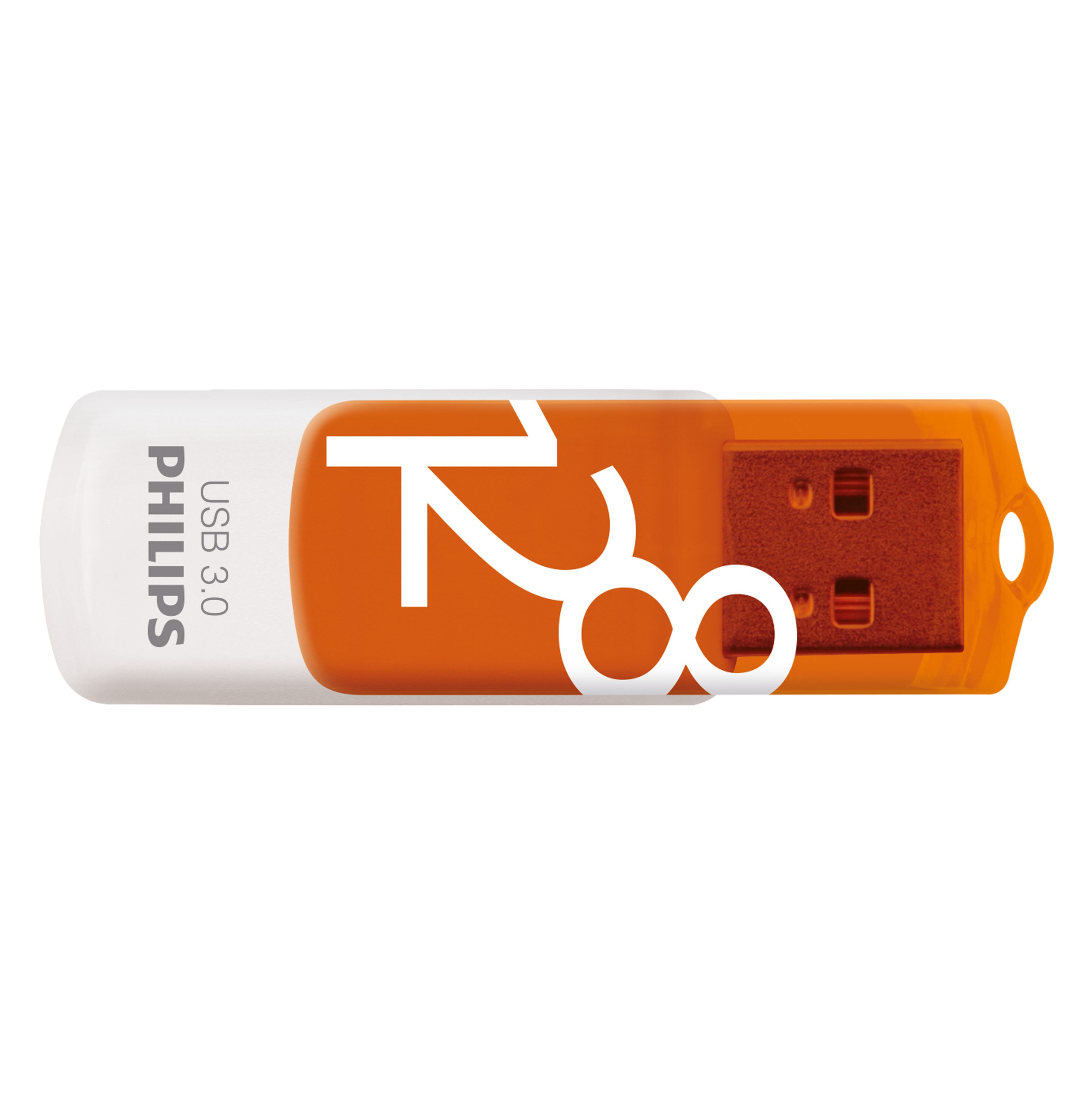 Philips FM12FD00B/00 USB-Stick (USB 3.0, Lesegeschwindigkeit 100,00 MB/s, Sunrise Orange®, 128 GB, USB 3.0, LED, 1-Pack)