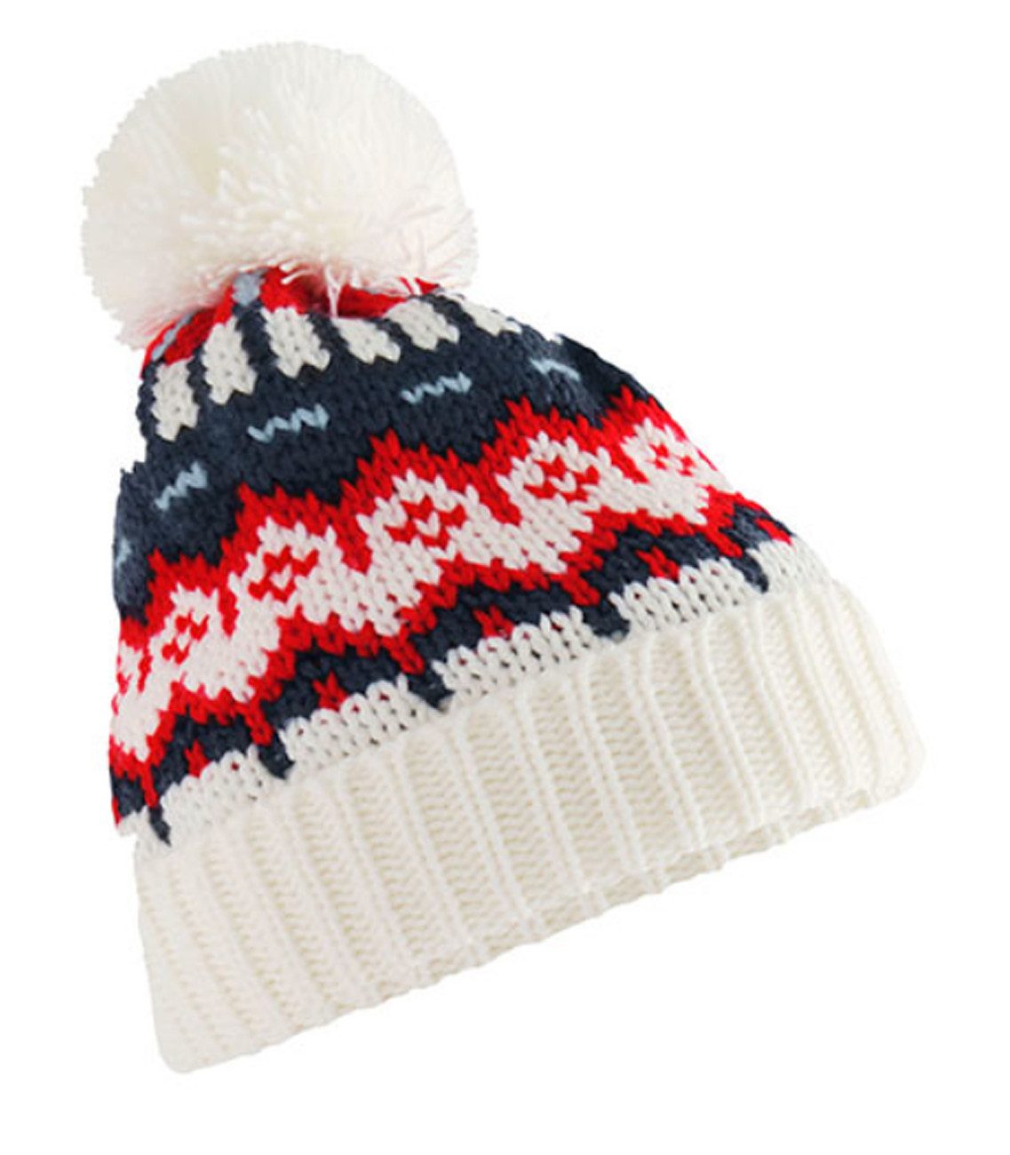 Beechfield® Bommelmütze Bequeme Herren Strickmütze / Wintermütze / Mütze / günstig online kaufen