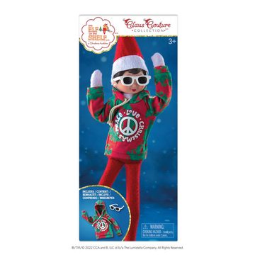 Elf on the Shelf Puppenkleidung Elf Outfit - Love & Peace Hoodie