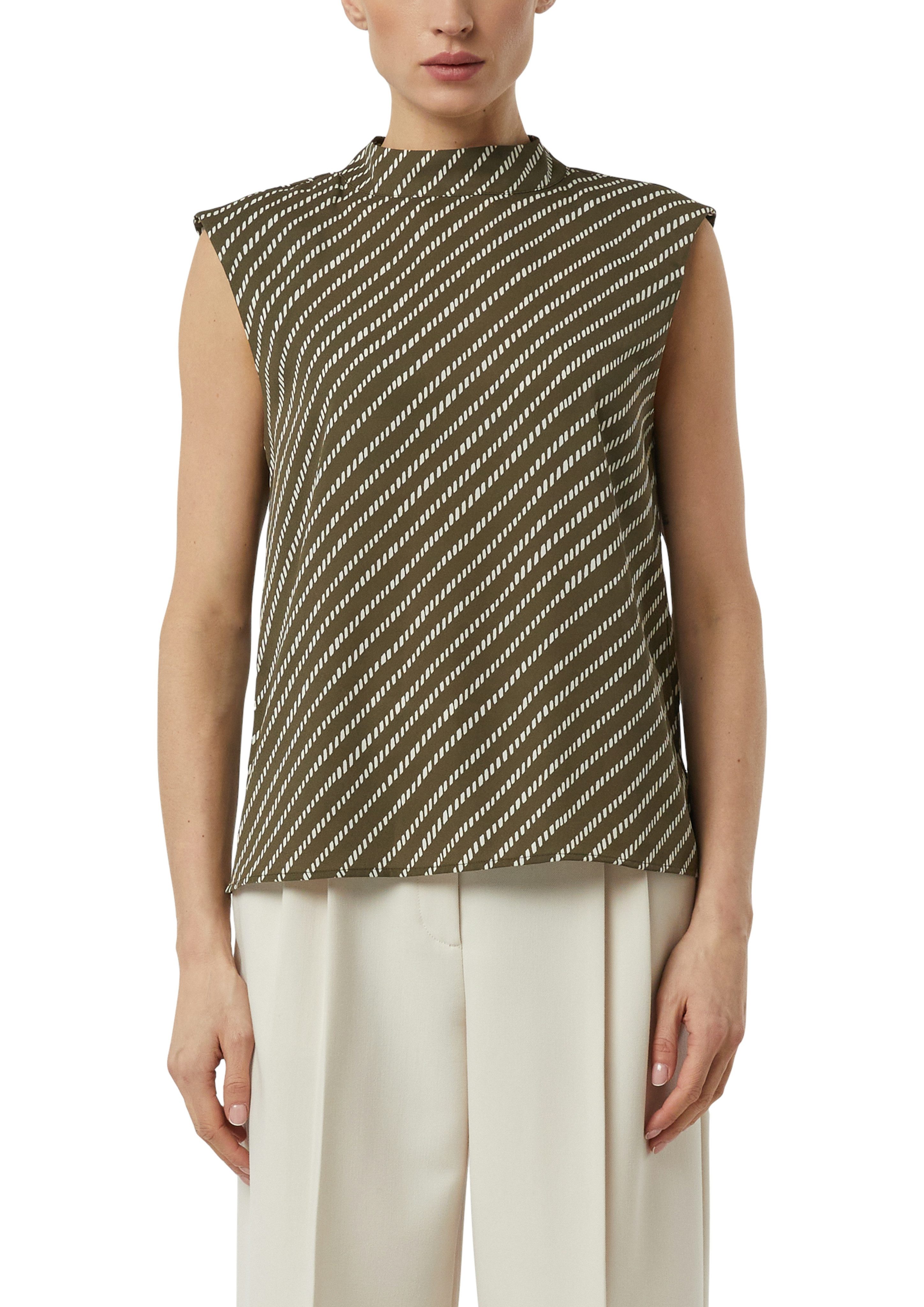 comma Blusentop mit Allover-Print