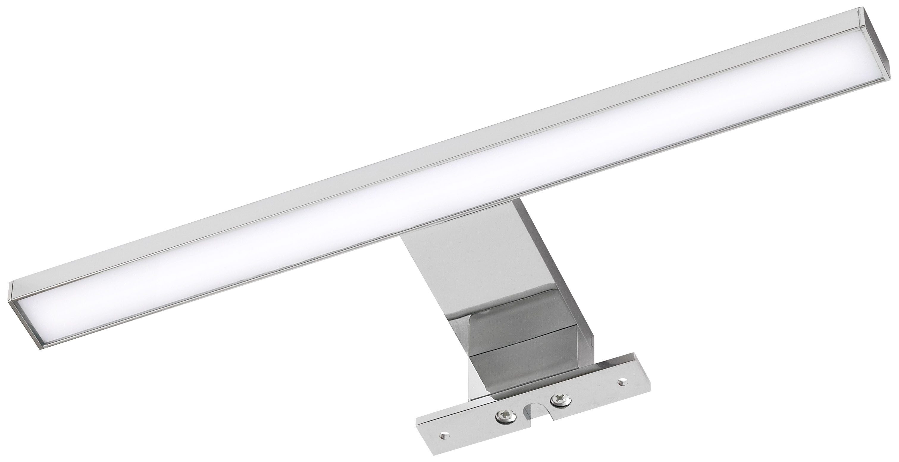 Saphir Spiegelleuchte chrom glanz, LED wechselbar, Kaltweiß