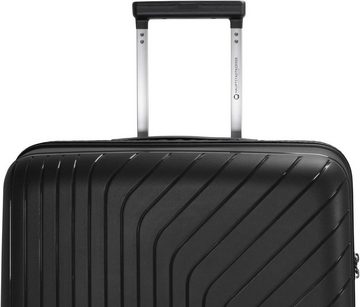 Hauptstadtkoffer Hartschalen-Trolley TXL, 66 cm, schwarz, 4 Rollen, Hartschalen-Koffer Koffer mittel groß Reisegepäck TSA Schloss