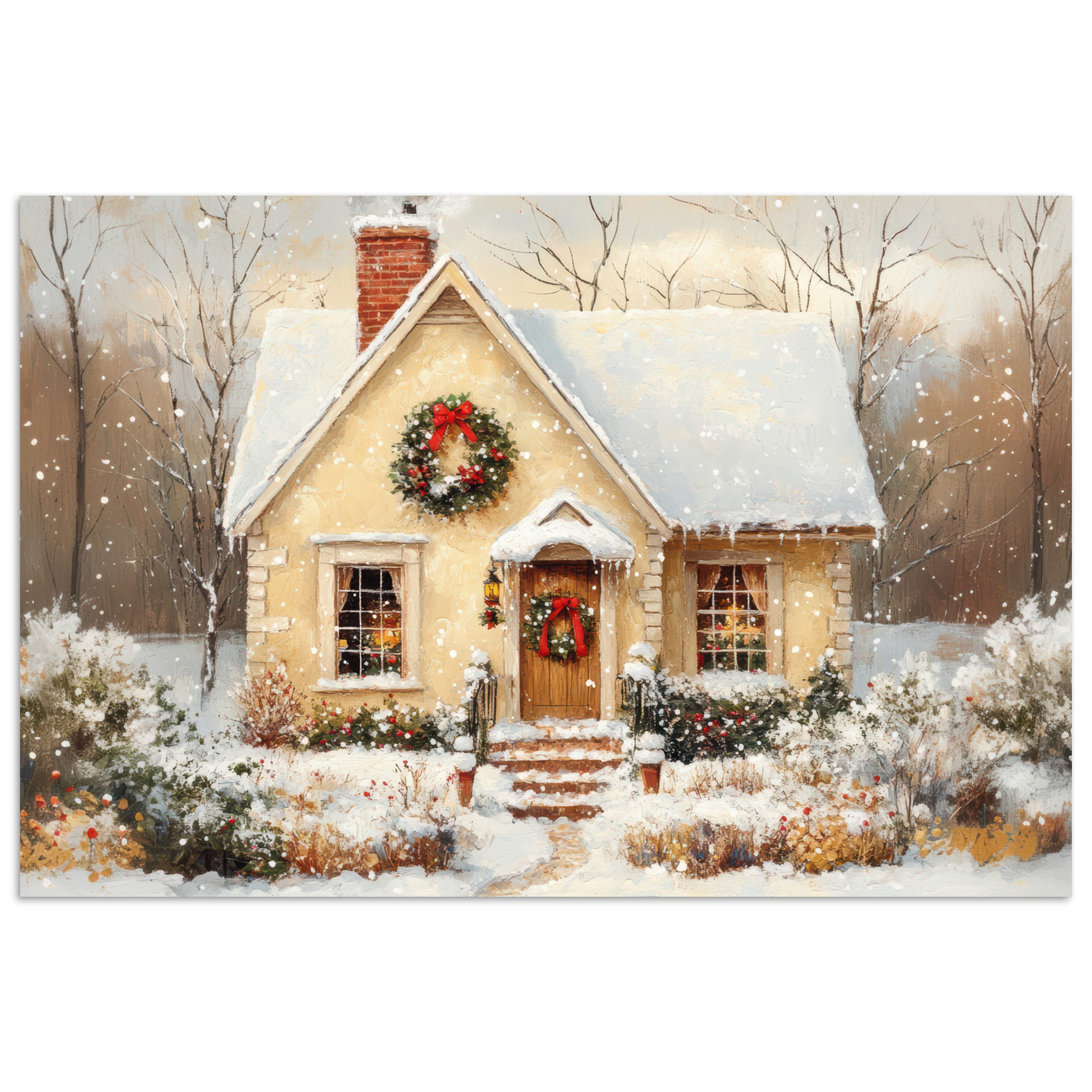 MuchoWow Poster Weihnachten - Zuhause - günstig online kaufen