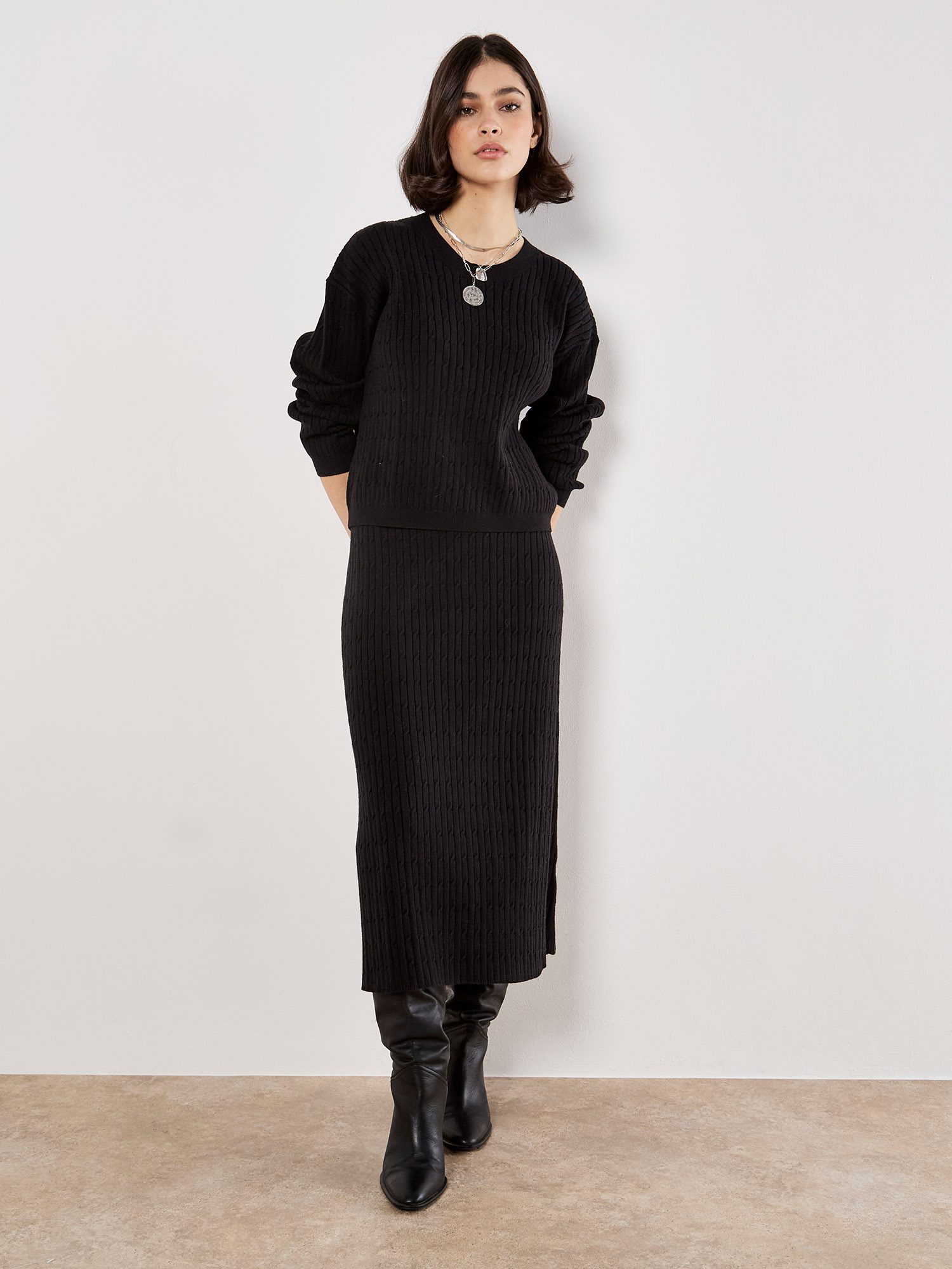 Strickpullover Zopfstrickpullover