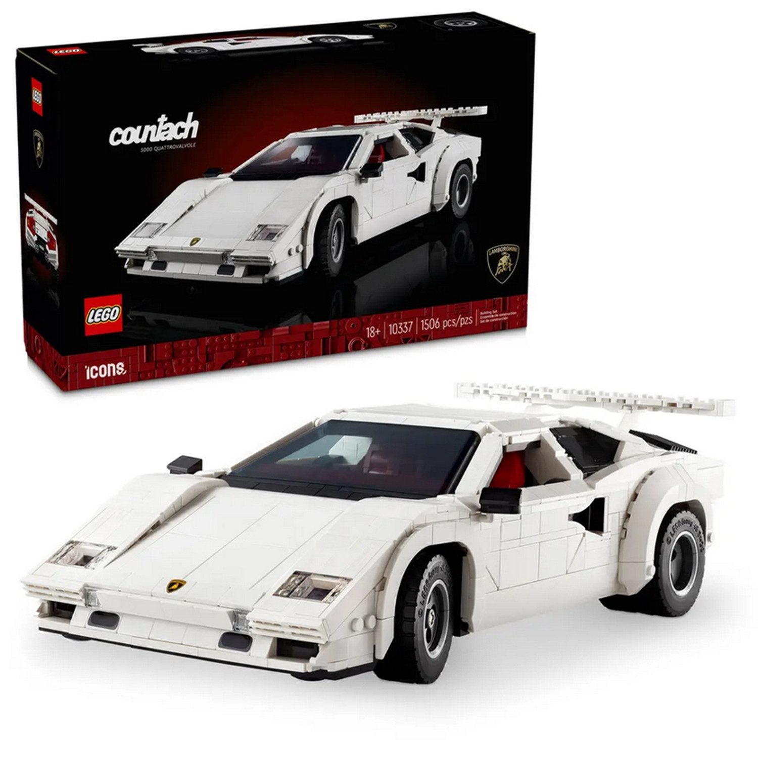 LEGO® 10337 Lamborghini Countach 5000 Quattrovalvole Konstruktionsspielstei günstig online kaufen