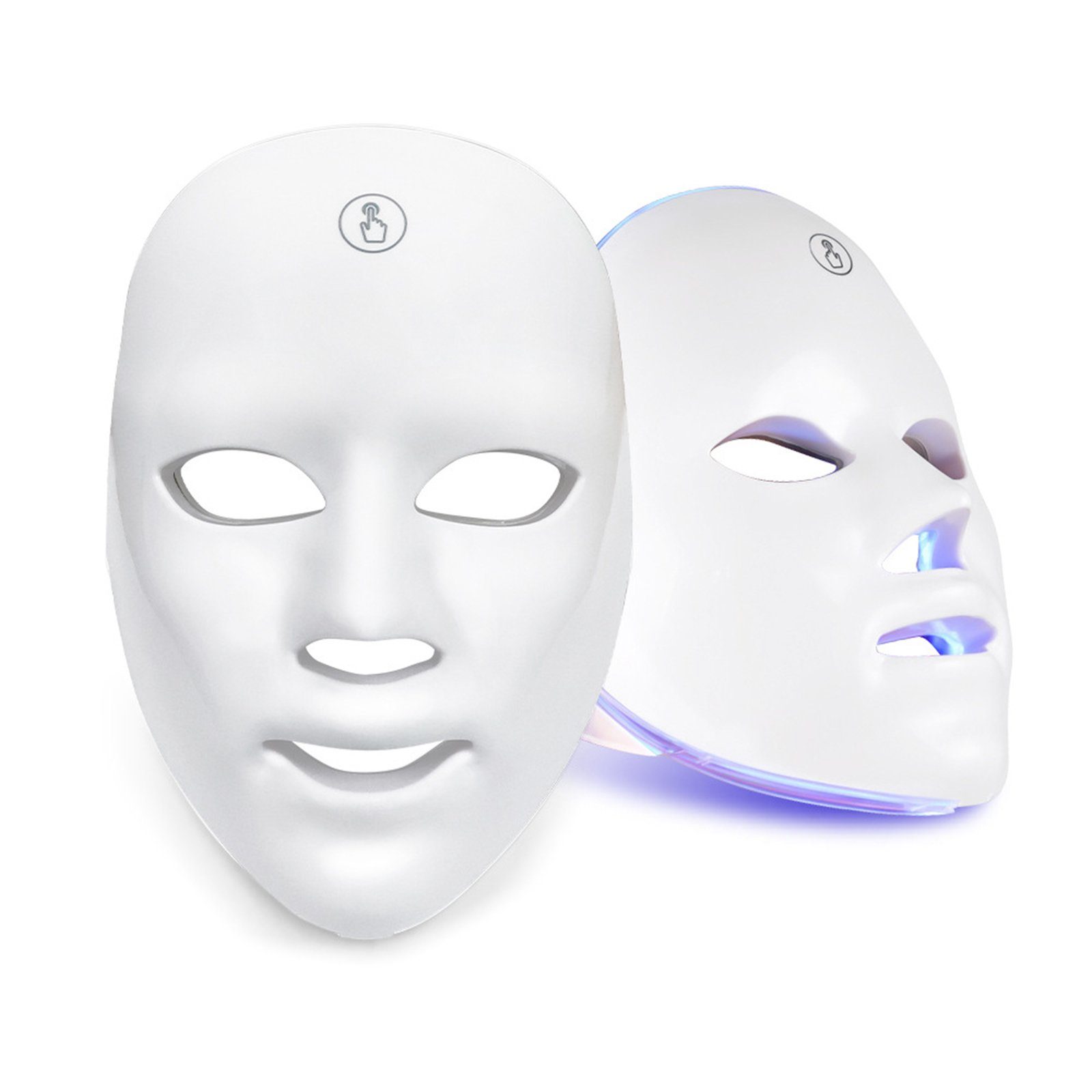 1-tlg., auf, Fettgehalt die Gesichtsmaske Haut hellt LED-Farb-Schönheitsmaske, und aus LED-Lichttherapie-Maske, TWSOUL Verjüngt gleicht den