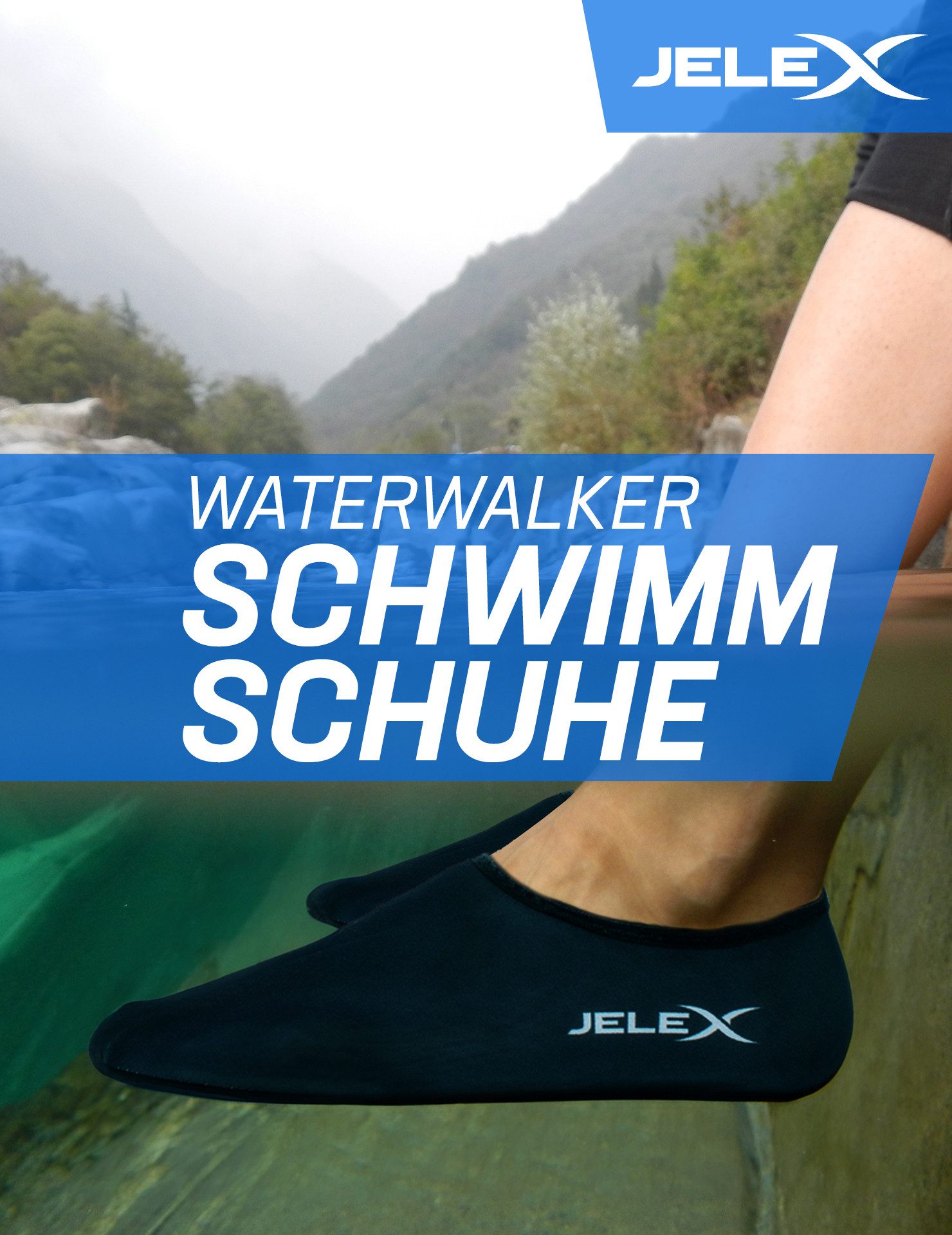 JELEX Waterwalker Schwimmschuhe Wasserschuh für alle Aktivitäten im Wasser günstig online kaufen