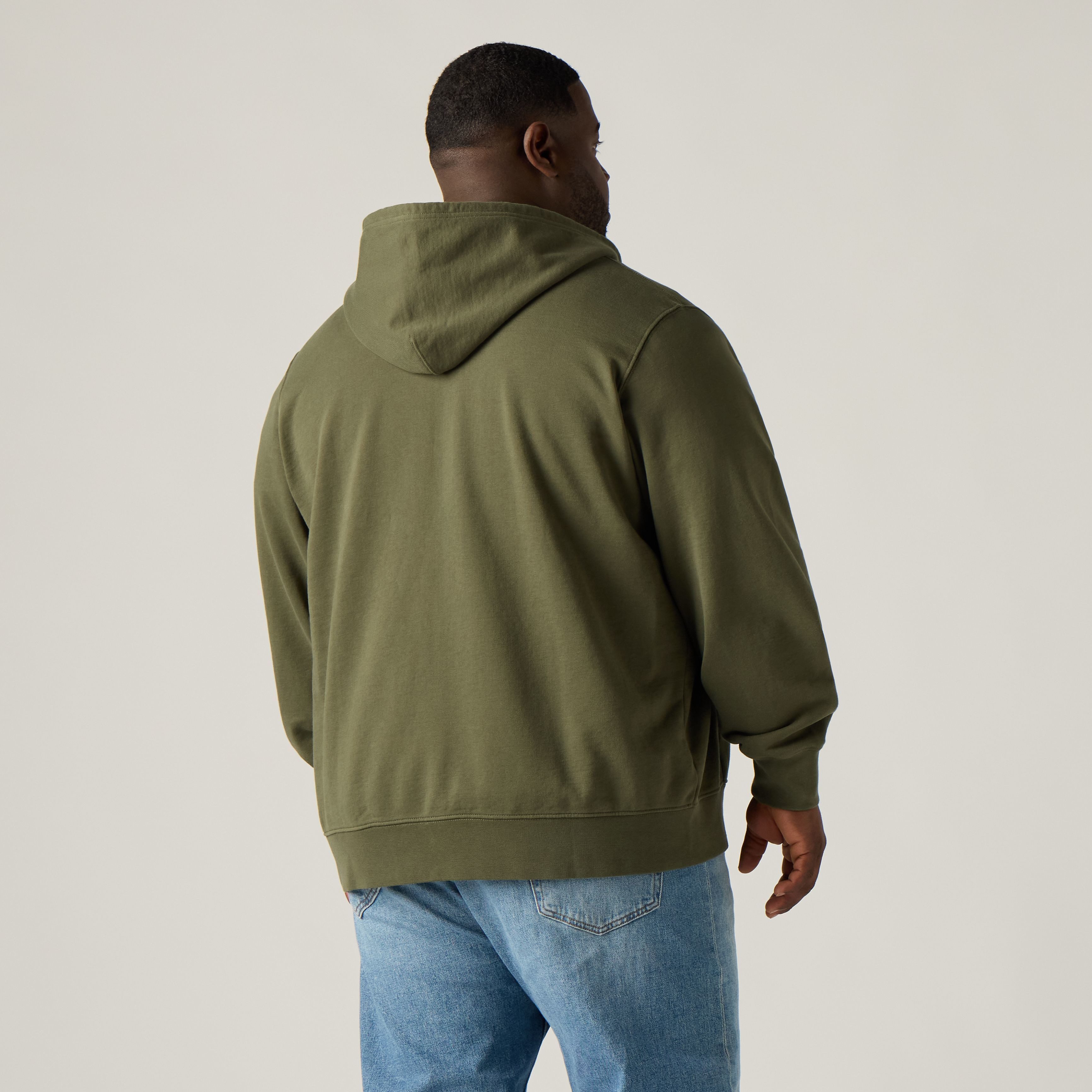 Levi's® Plus Kapuzensweatshirt mit dezentem Levi's® Batwing Logo