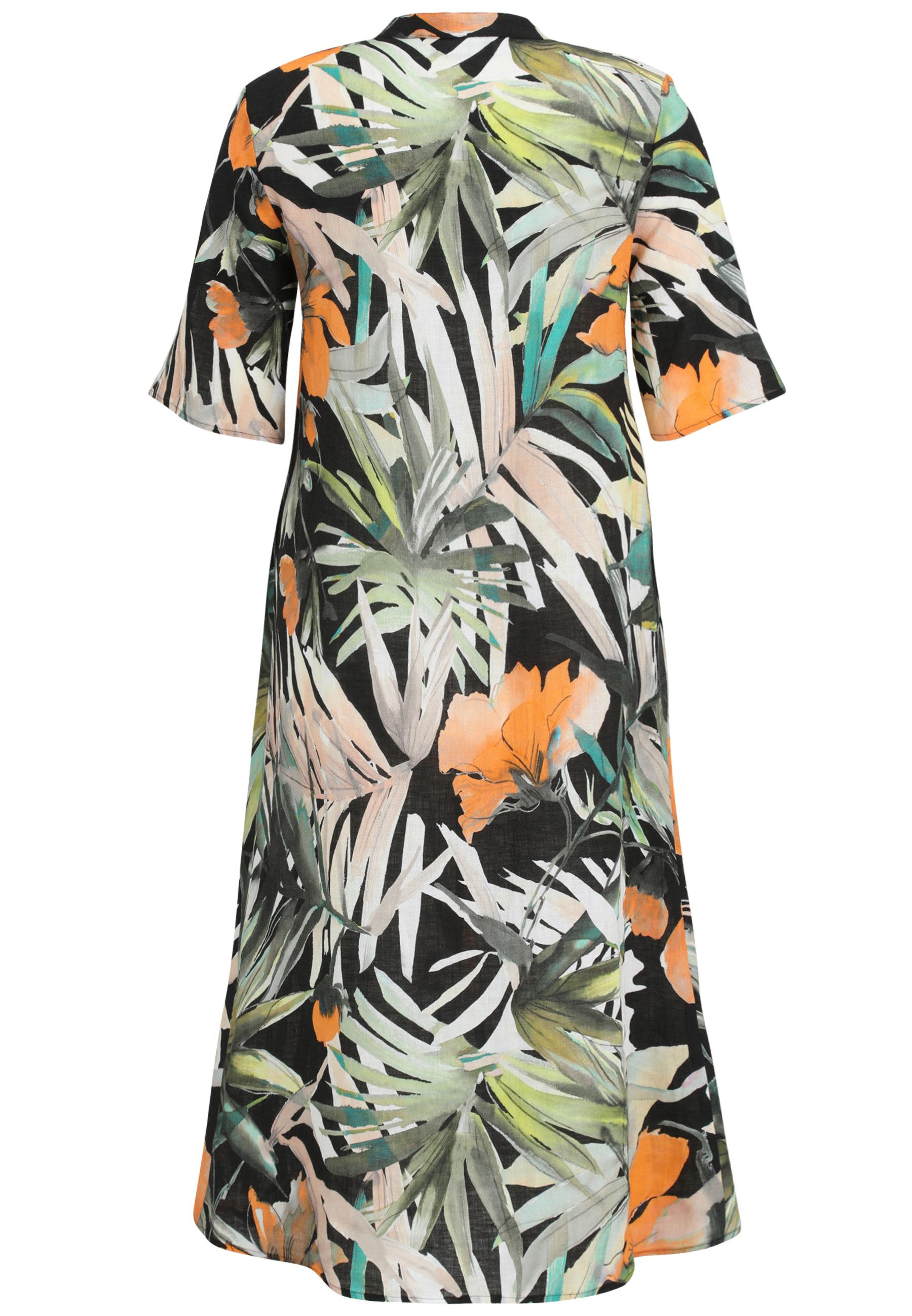 Doris Streich Sommerkleid mit Dschungel-Print