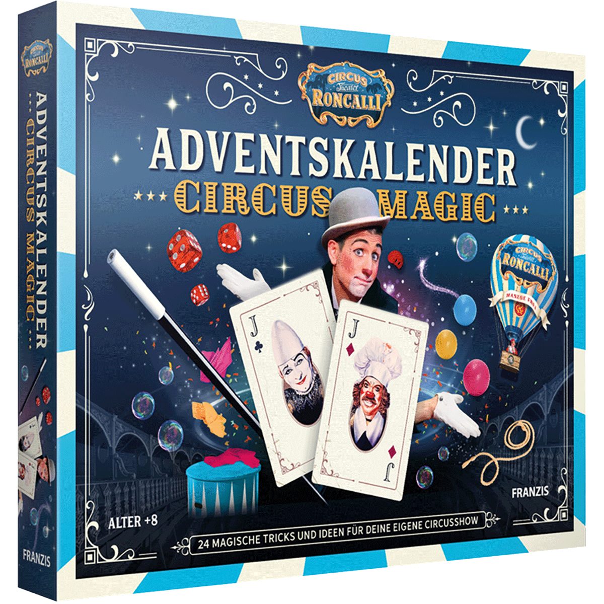 Adventskalender FRANZIS 67188 - Circus Roncalli Календарі, 24 magische Tricks