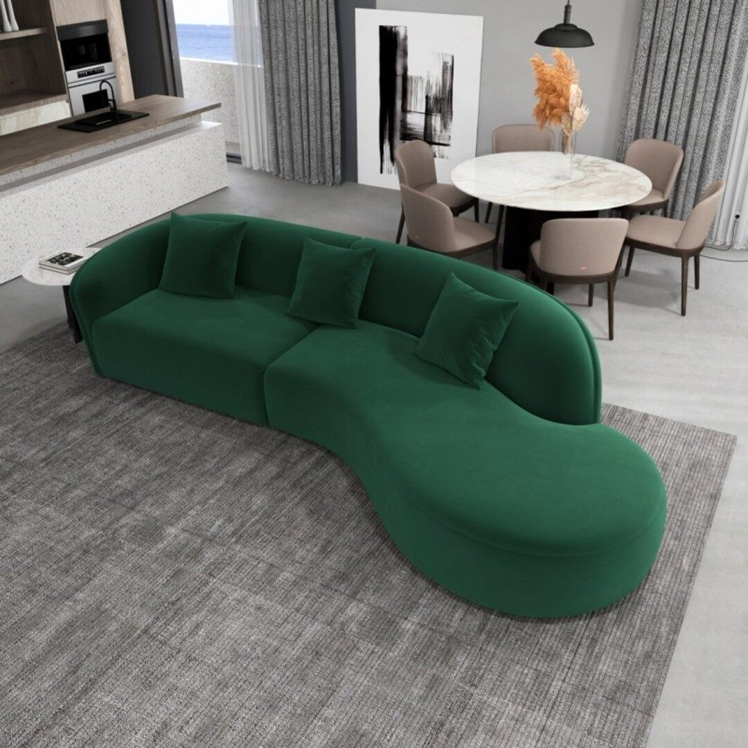 Nobelaa 2-Sitzer Sofa "Azalea" - gebogener Sofa