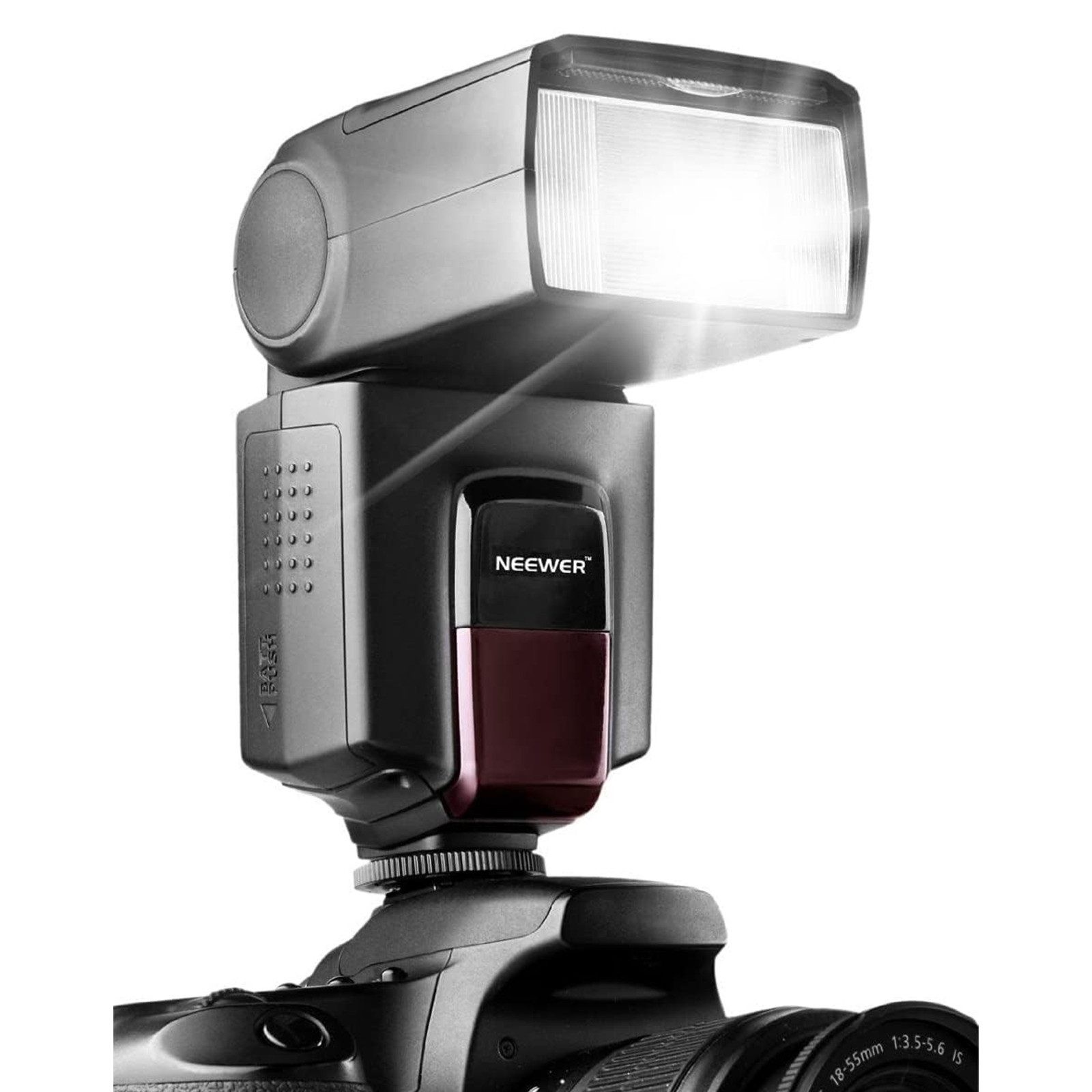 Neewer TT560 Kamera Blitz Speedlite für Canon Nikon Panasonic Olympus Pentax Blitzgerät, (für DSLR Kameras, Digitalkameras mit Standard Blitzschuh) – Bild 2 von 5