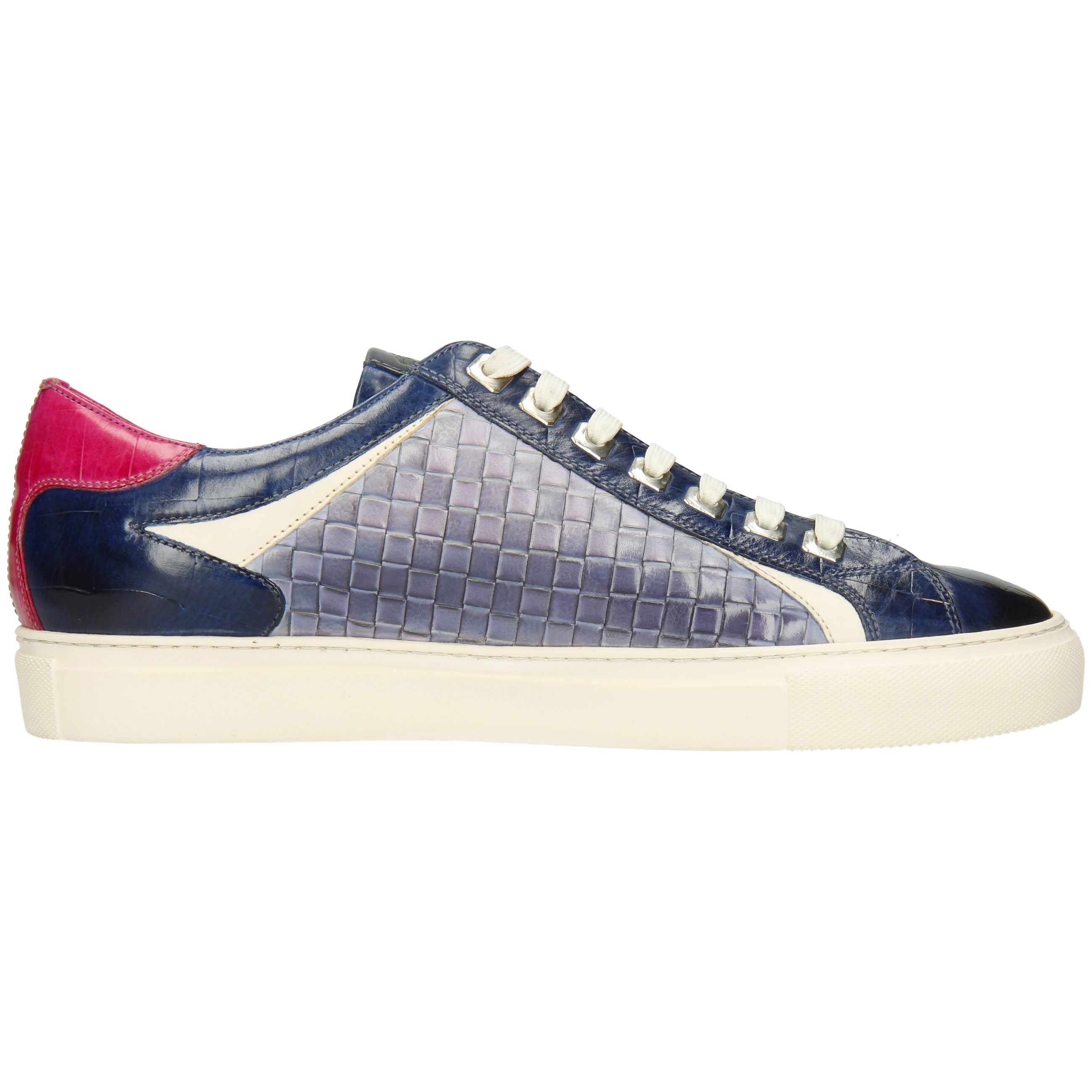 Melvin & Hamilton Harvey 9 Leder-Schnürschuhe für Herren Sneaker Plateausohlen, Echtes Leder, Herausnehmbare Innensohle