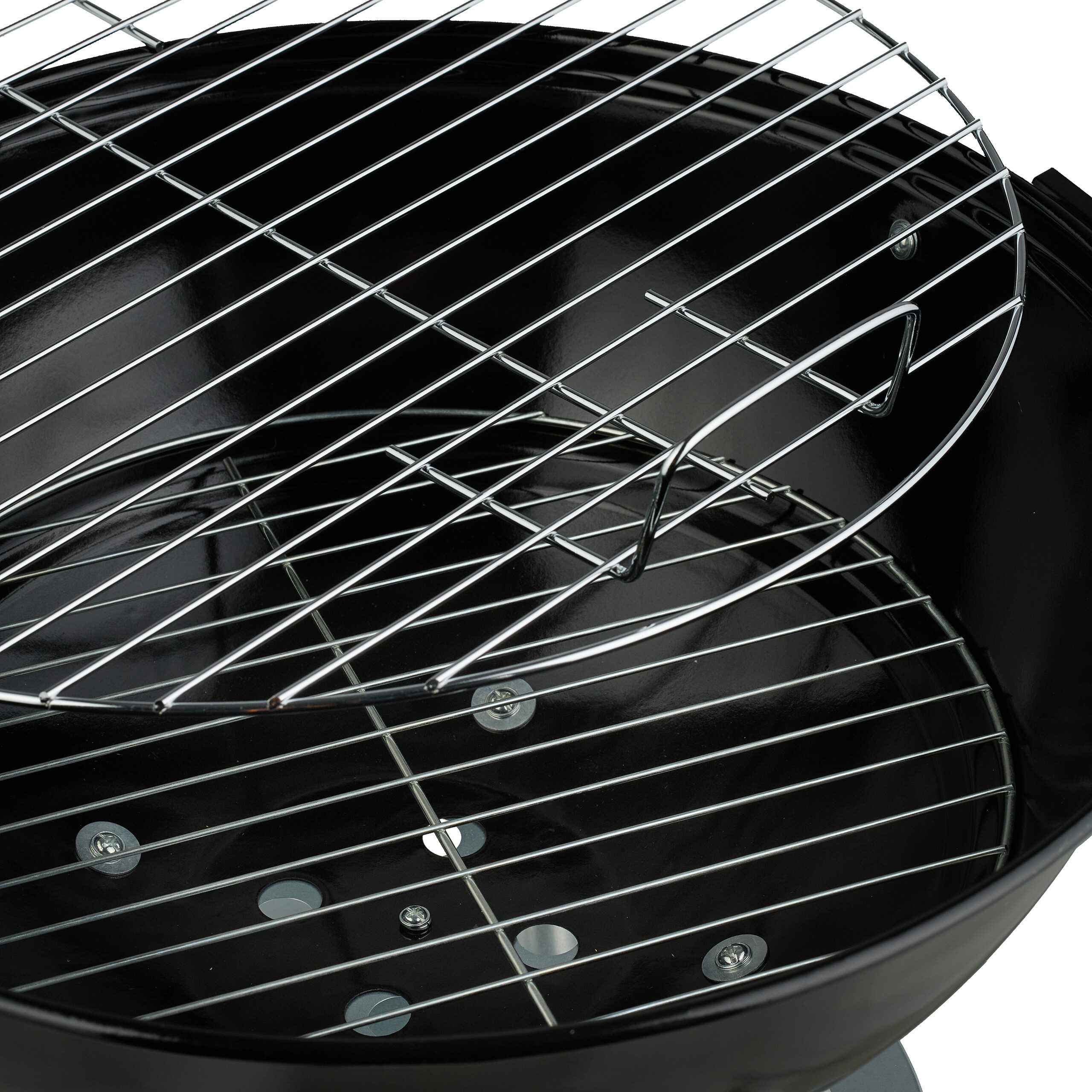 relaxdays Holzkohlegrill Großer Kugelgrill mit Rädern