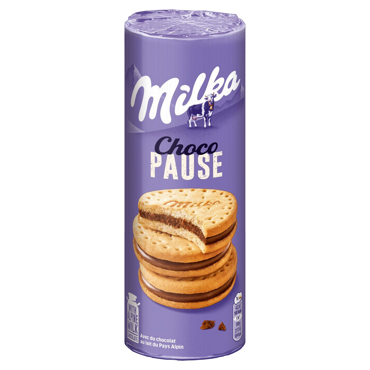 MILKA Schokolade, Milka Choco Pause Schokokekse Doppelkeks mit Cremefüllung 260g