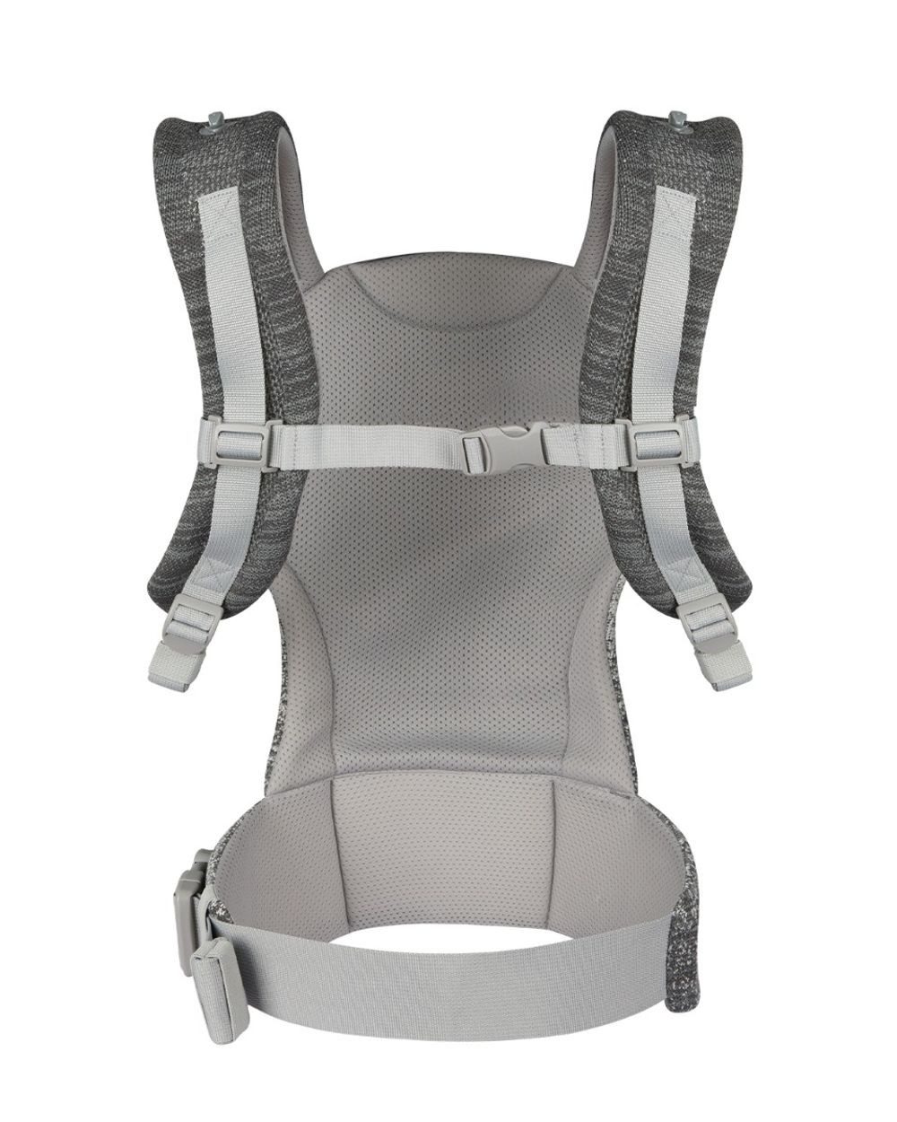 Kikkaboo Babytrage Hoody Fly, Hüftsitz, 3 Tragepositionen, Strickstoff, gepolsterte Gurte, 15 kg