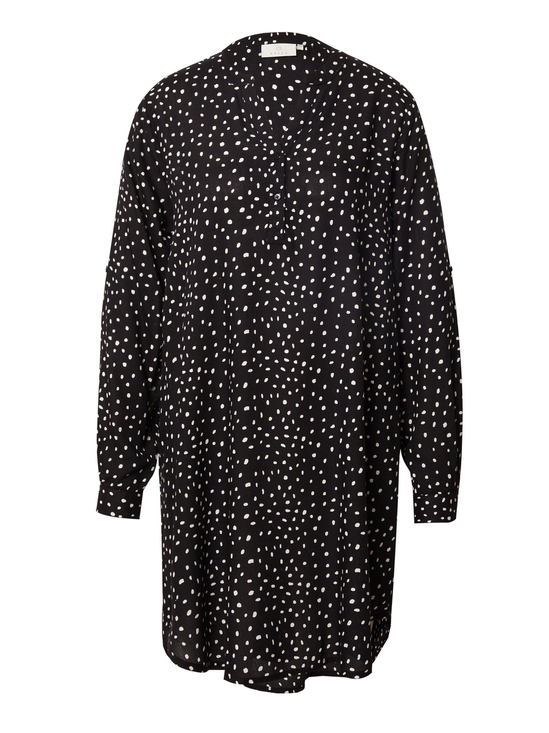 KAFFE Jerseykleid Marana Chalk Plain/ohne / Black Dots Detail, Details (1-tlg) Weiteres