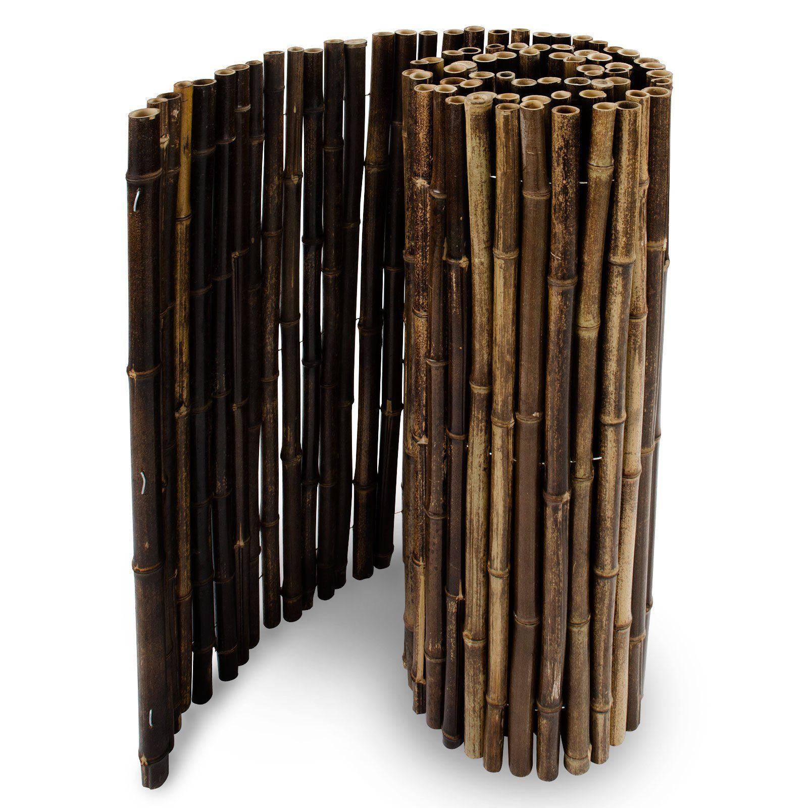 Karat Sichtschutzzaunmatten »Bambus-Sichtschutz, verschiedene Farben &  Größen,«, Witterungsbeständig, Aus Bambusrohren