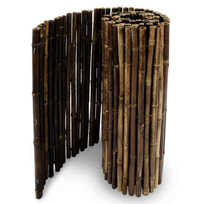 Karat Sichtschutzzaunmatten Bambus-Sichtschutz, verschiedene Farben & Größen, Witterungsbeständig, Aus Bambusrohren