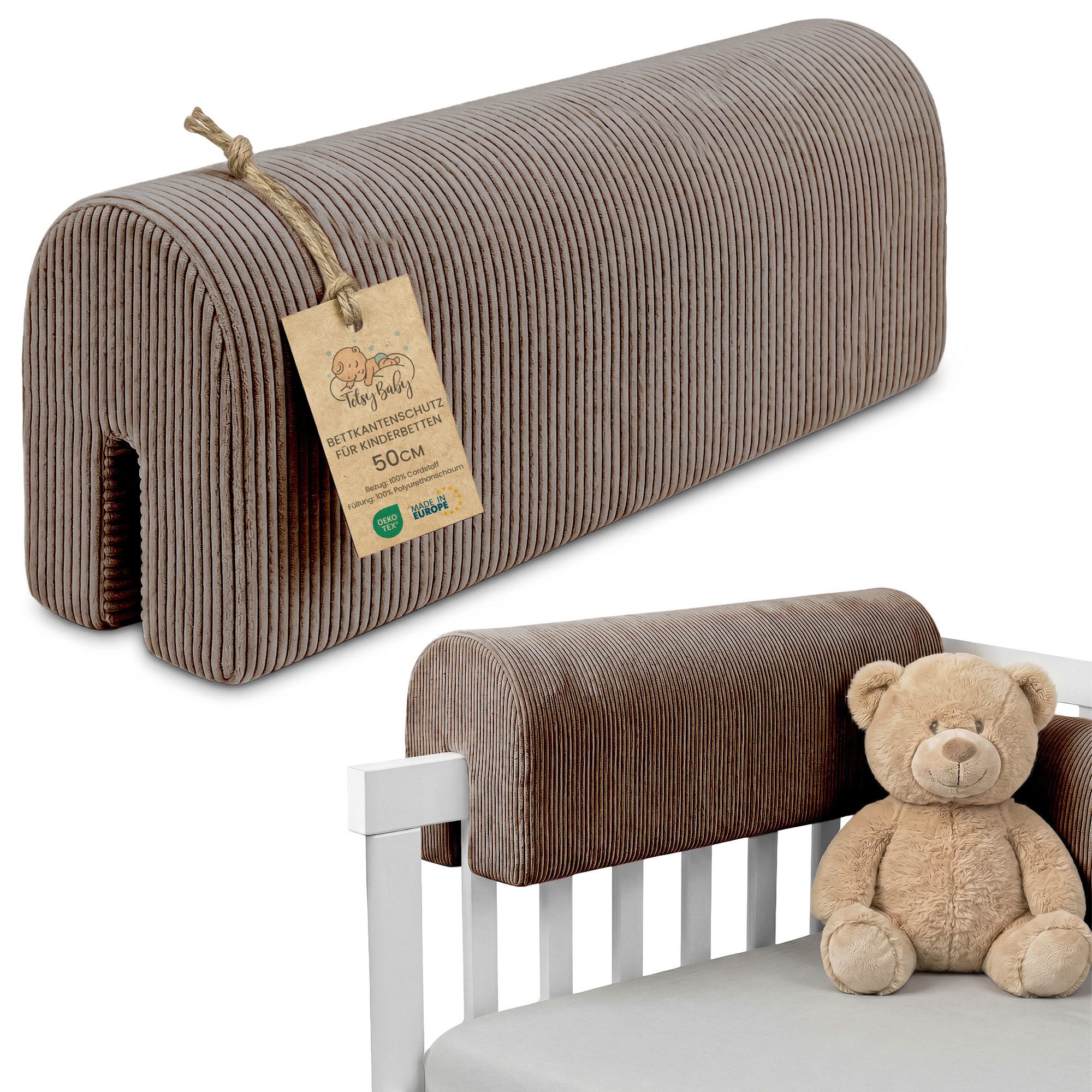 Totsy Baby Bettschutzgitter Bettkantenschutz Kinderbetten - Schutz Bettrahmen