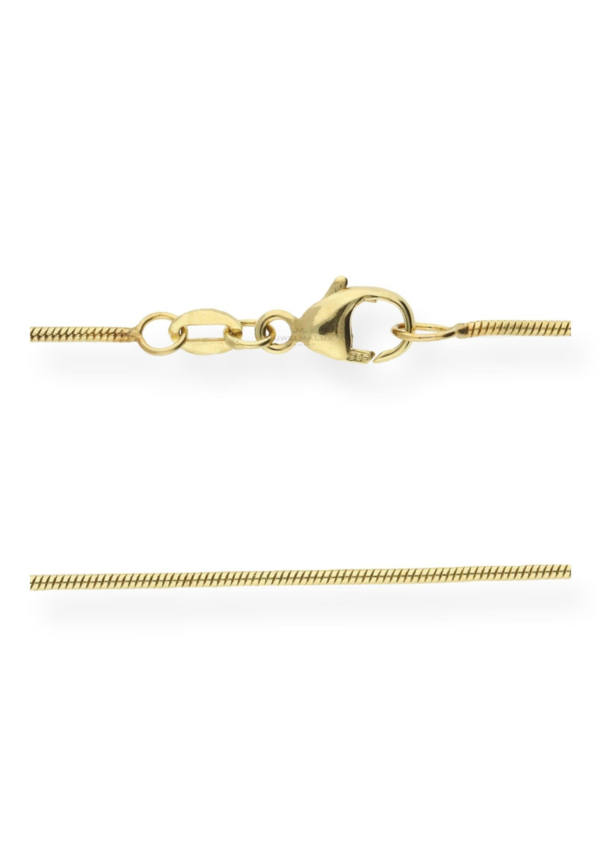 Damen Schmuck JuwelmaLux Goldkette Halskette gold Damen und Herren Schlange (1-tlg), 585er Gelbgold 14 Karat, inkl. Schmuckschac