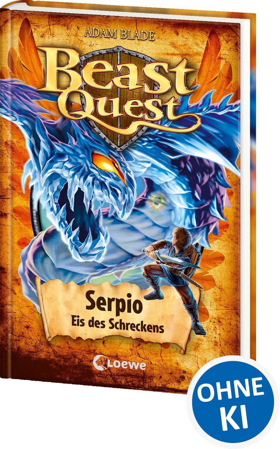 Kinderbuch Beast Quest (Band 65) - Serpio, Eis des Schreckens Beliebte Abenteuerr Adam Blade