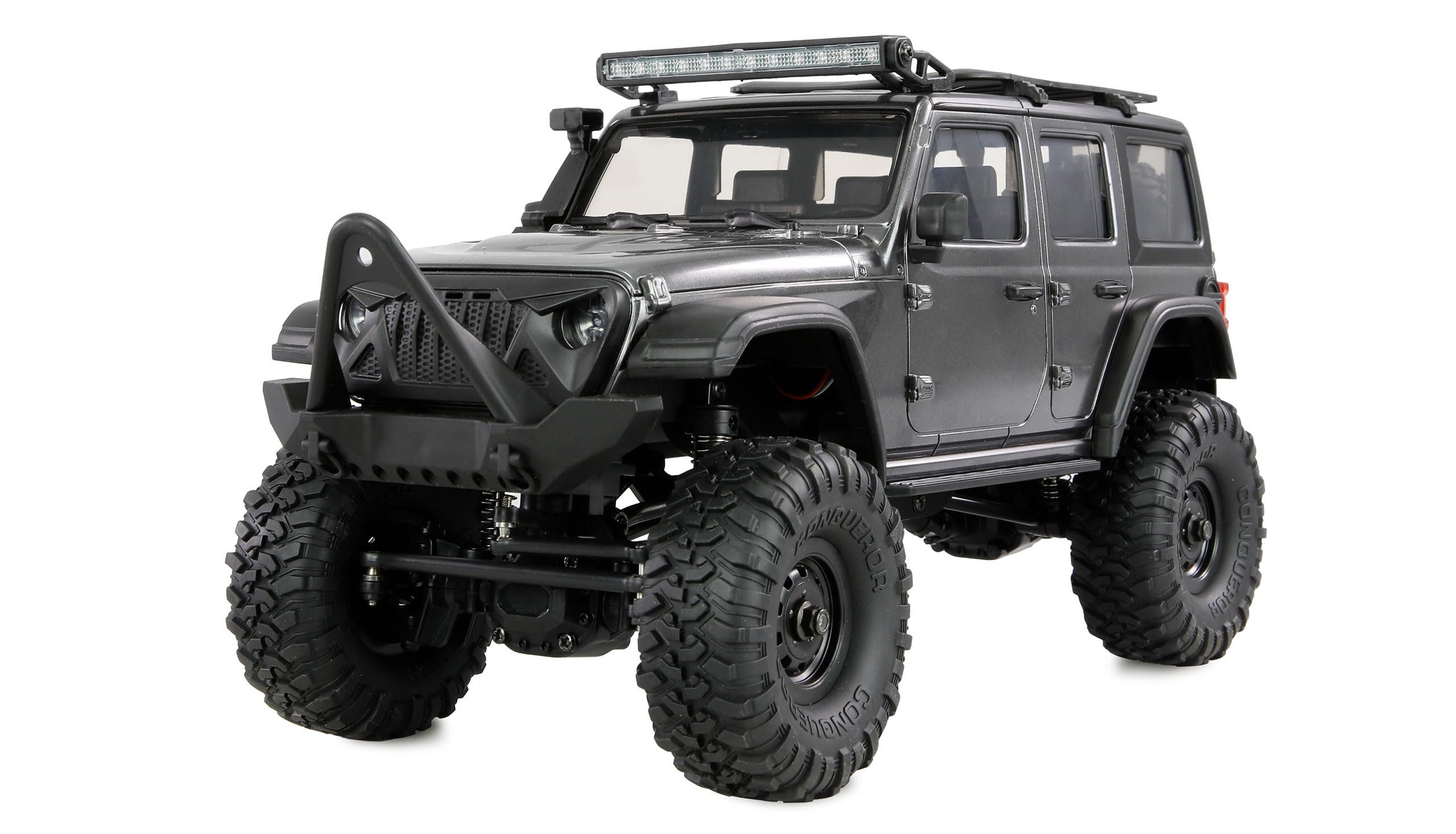 Amewi RC-Auto Mini-D90 AMXRo gra, Klein, detailgetreu, kinderleicht zu steuern